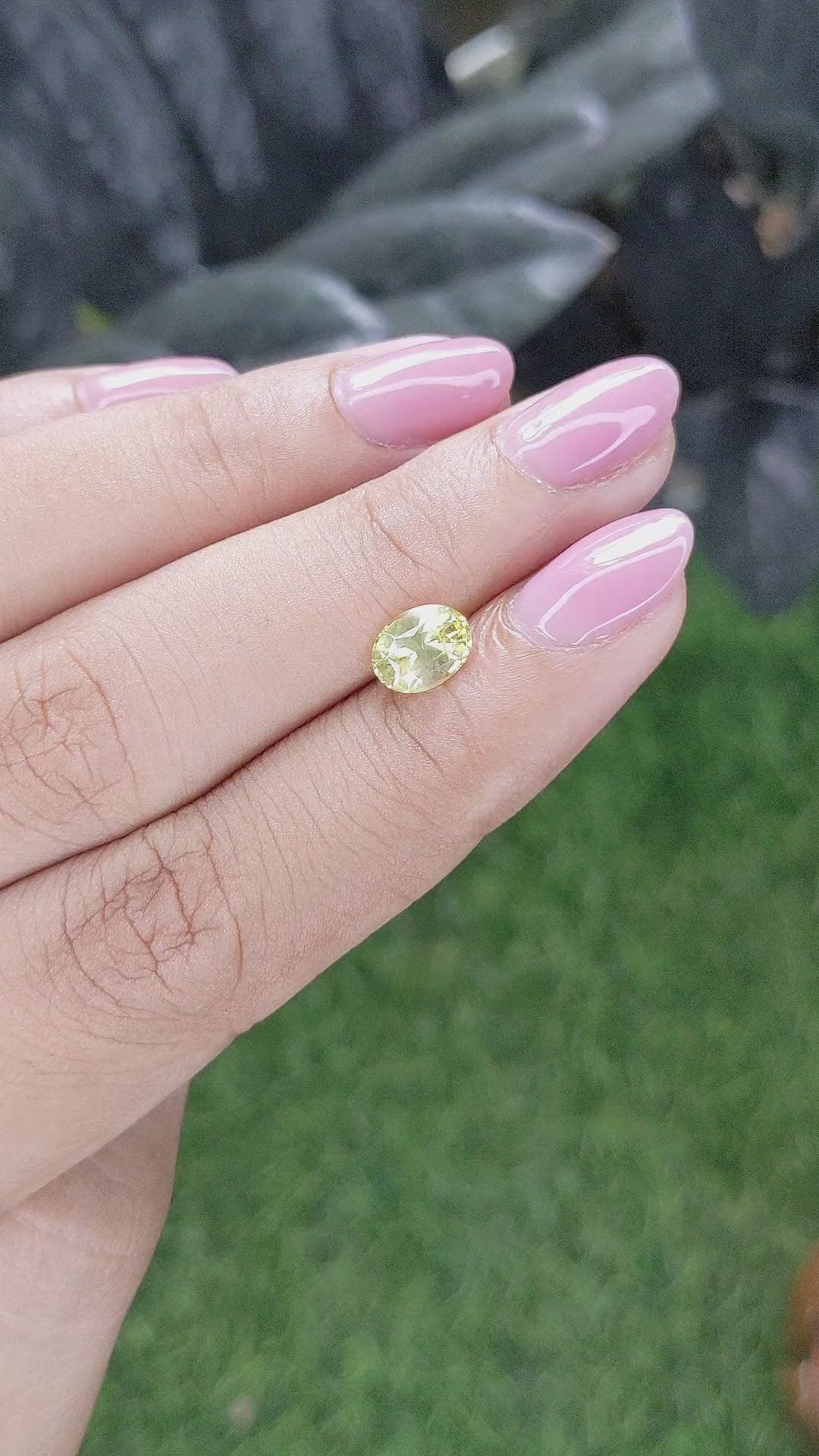1.17 Ct. Yellow Sapphire from Ceylon (Sri Lanka) Size Video