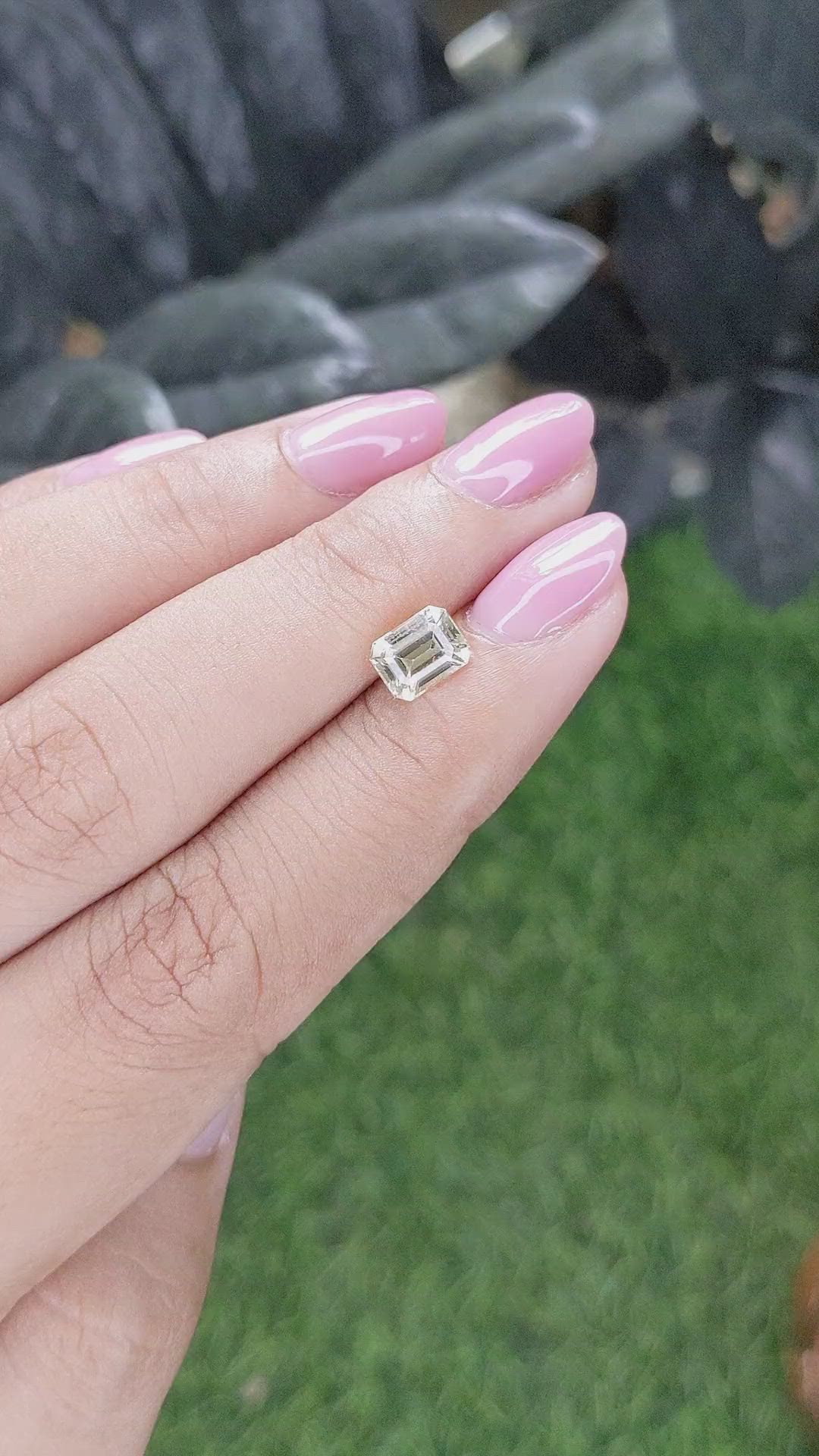 1.34 Ct. Yellow Sapphire from Madagascar Size Video