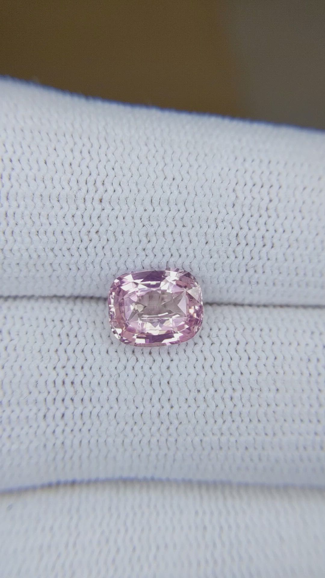 2.54 Ct. Pink Sapphire from Ceylon (Sri Lanka) Size Video
