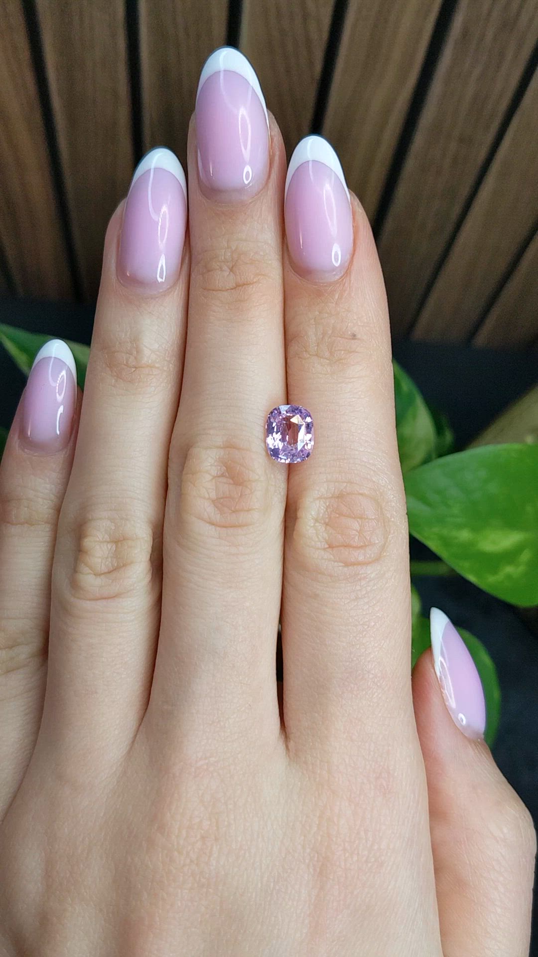 2.54 Ct. Pink Sapphire from Ceylon (Sri Lanka) Size Video