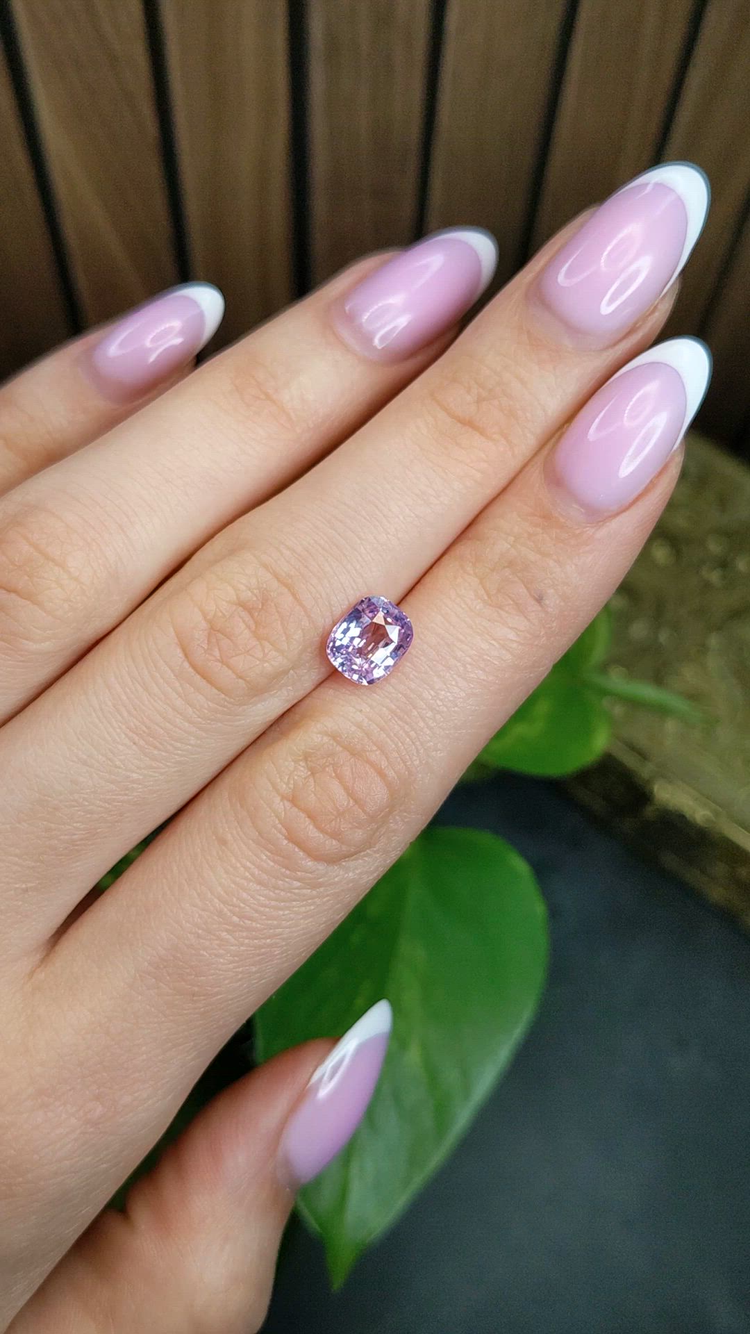 2.54 Ct. Pink Sapphire from Ceylon (Sri Lanka) Size Video