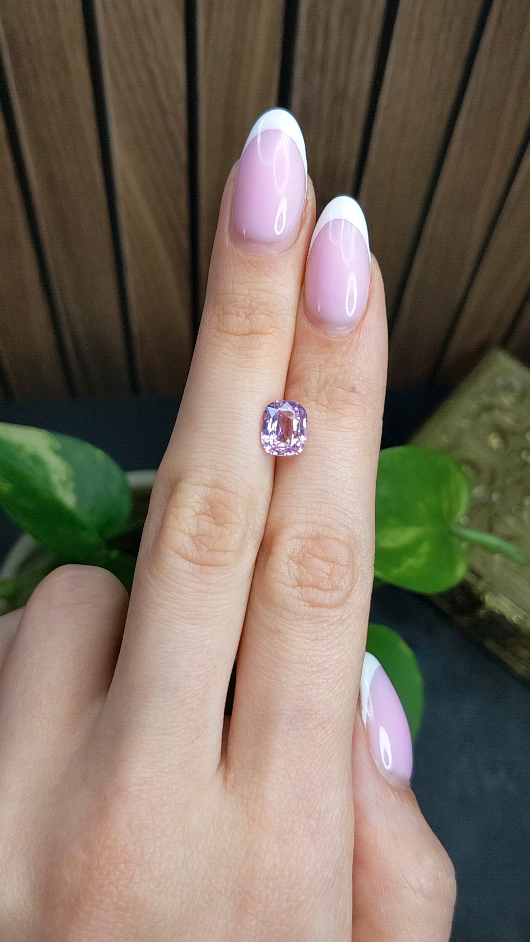 2.54 Ct. Pink Sapphire from Ceylon (Sri Lanka) Size Video
