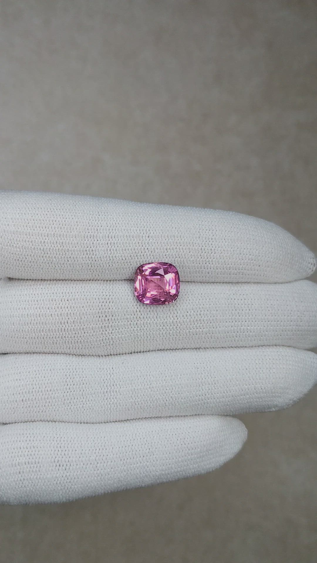 5.04 Ct. Pink Sapphire from Madagascar Size Video