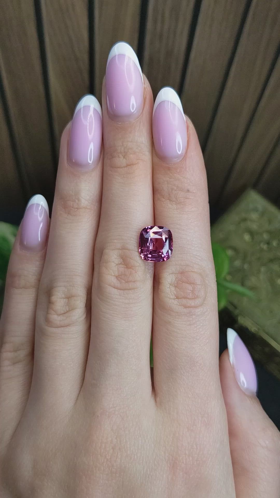 5.04 Ct. Pink Sapphire from Madagascar Size Video