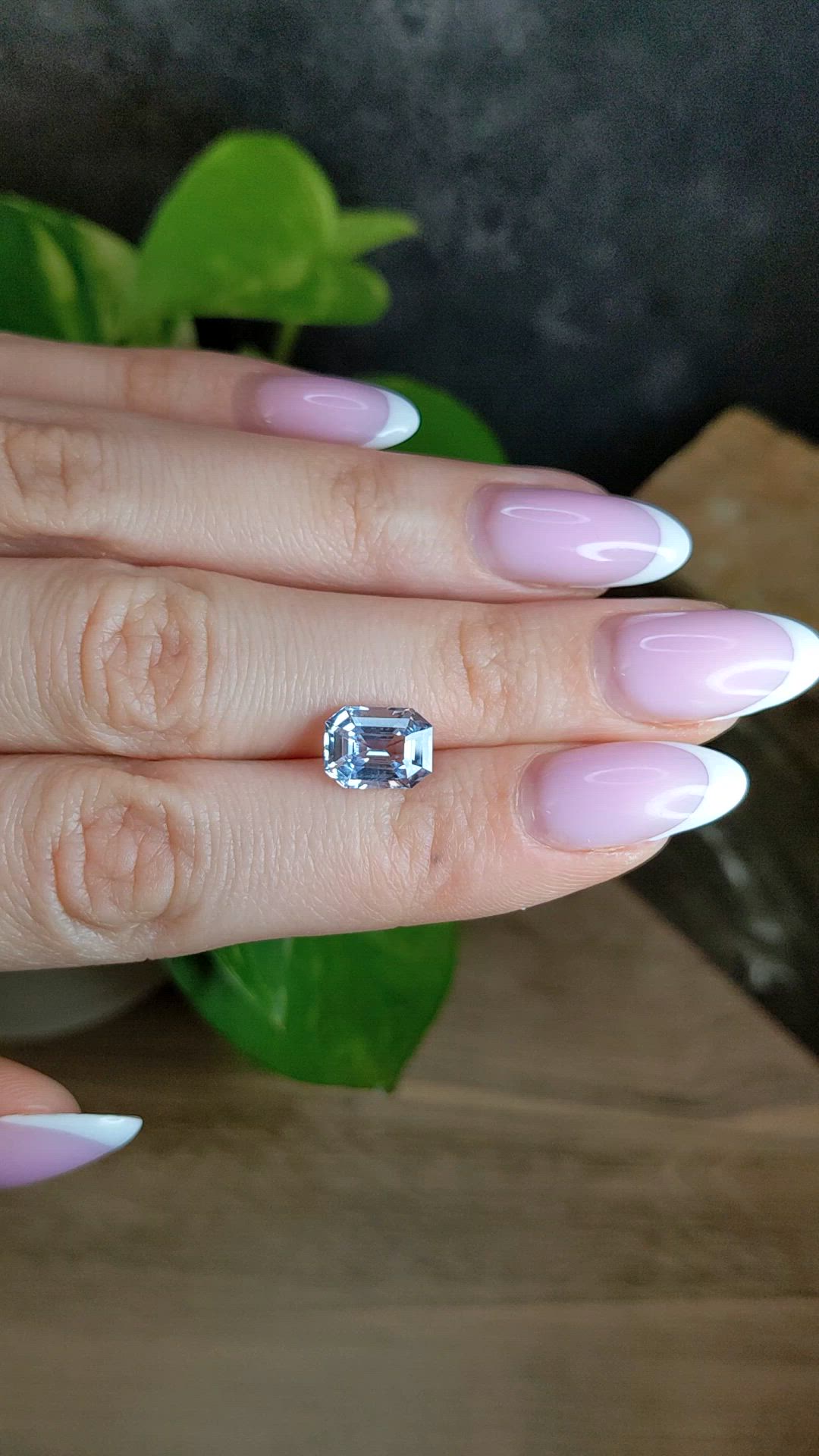 3.46 Ct. Blue Sapphire from Ceylon (Sri Lanka) Size Video