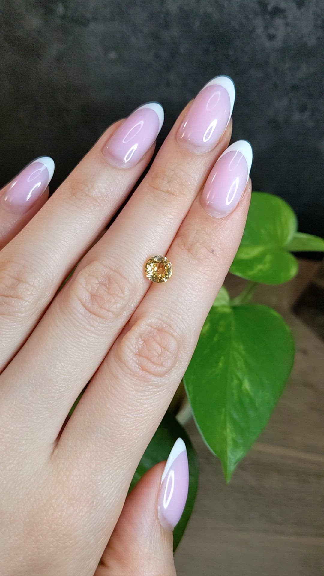 1.84 Ct. Yellow Sapphire from Ceylon (Sri Lanka) Size Video