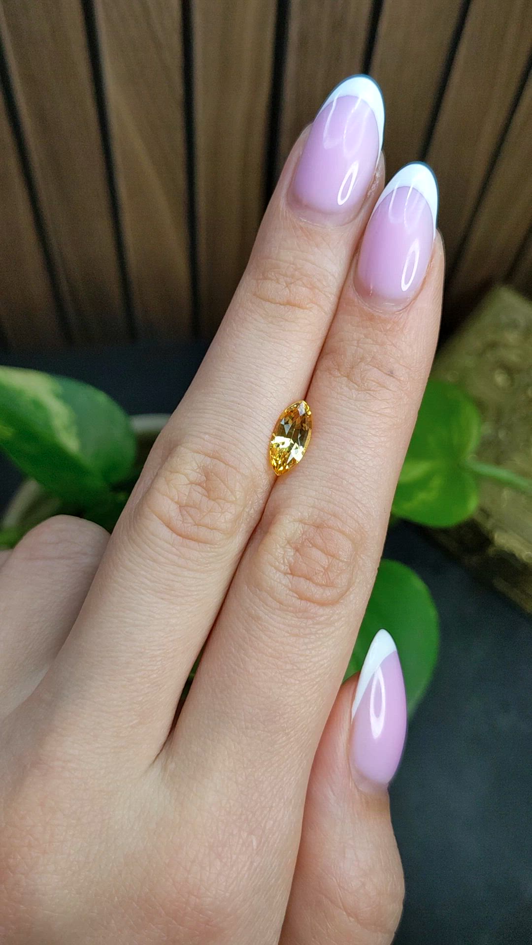 1.58 Ct. Yellow Sapphire from Ceylon (Sri Lanka) Size Video