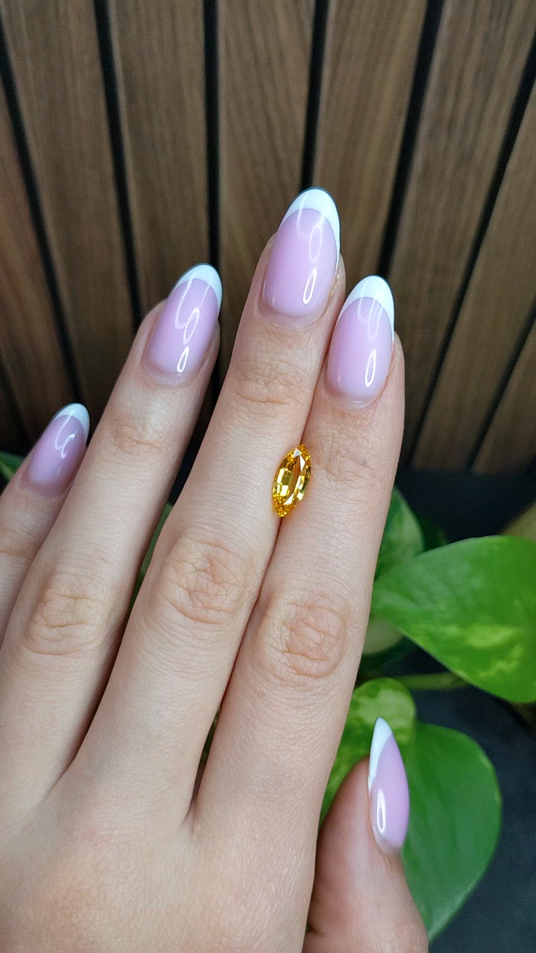 2.03 Ct. Yellow Sapphire from Ceylon (Sri Lanka) Size Video