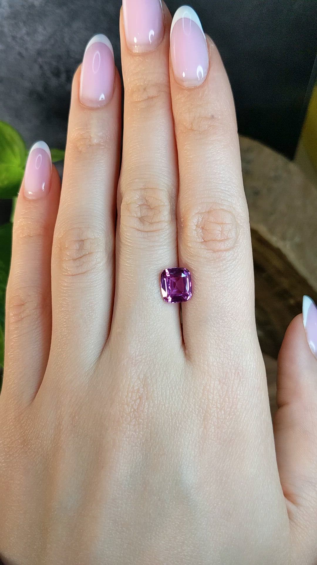3.53 Ct. Pink Sapphire from Madagascar Size Video