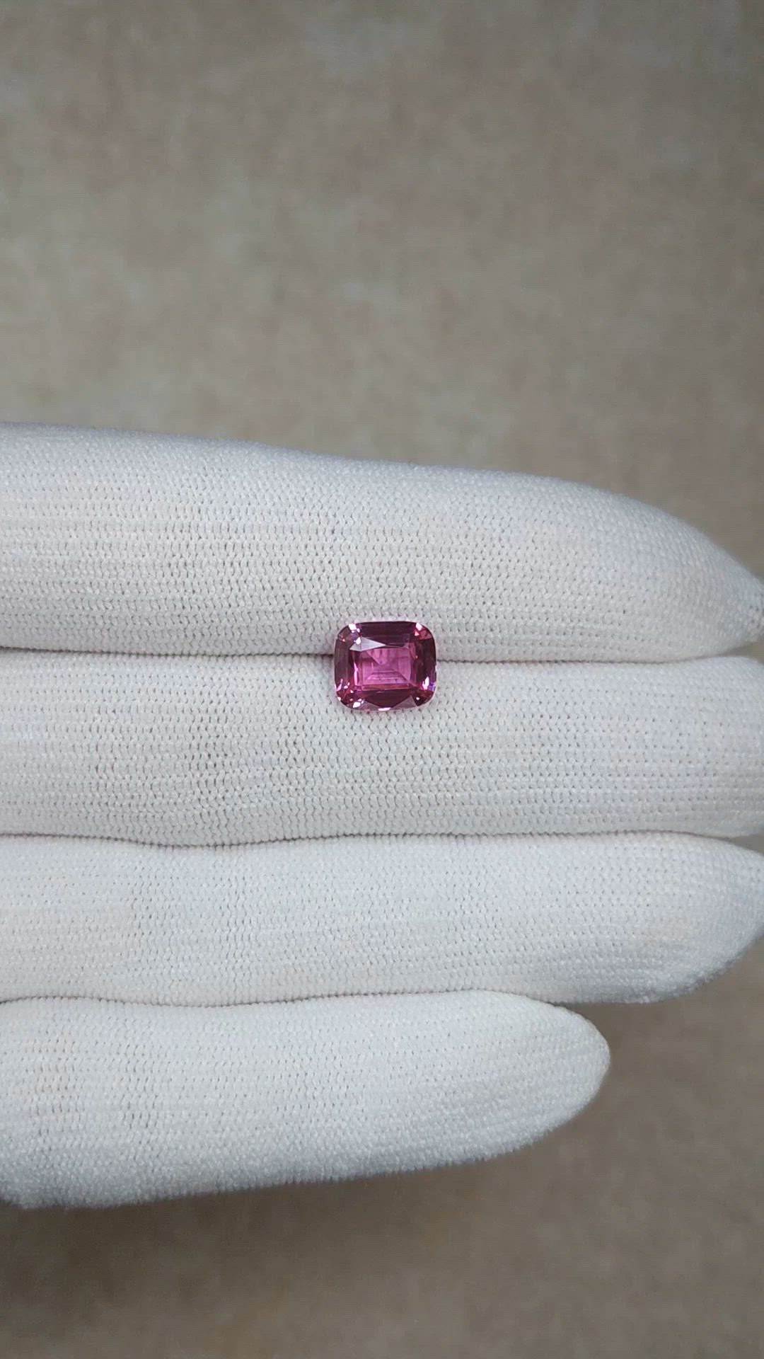 3.53 Ct. Pink Sapphire from Madagascar Size Video