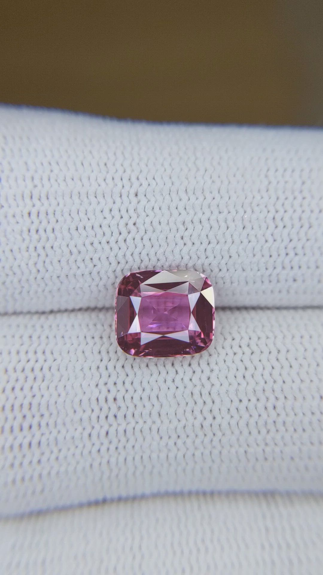 3.53 Ct. Pink Sapphire from Madagascar Size Video