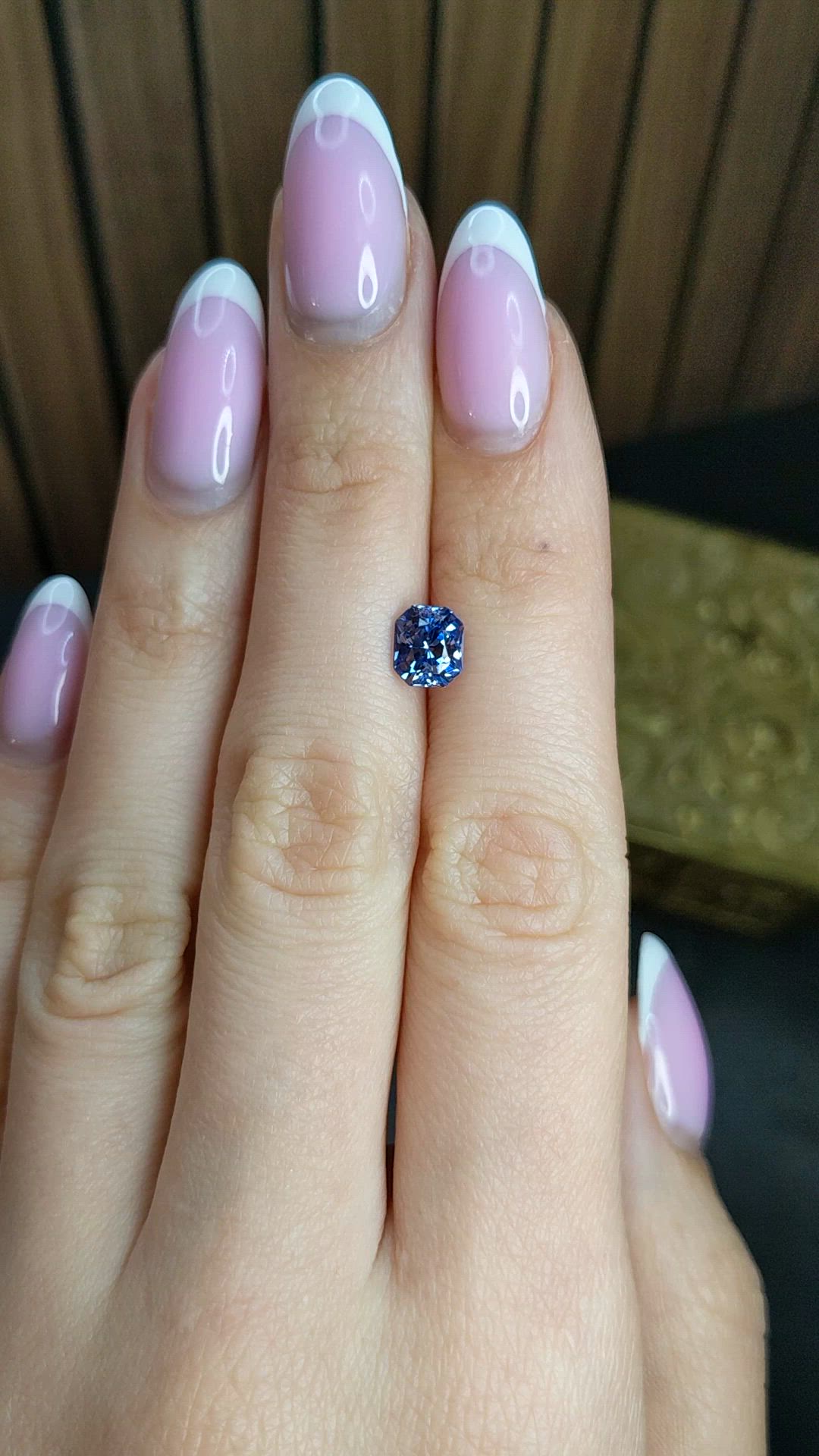 1.64 Ct. Blue Sapphire from Ceylon (Sri Lanka) Size Video