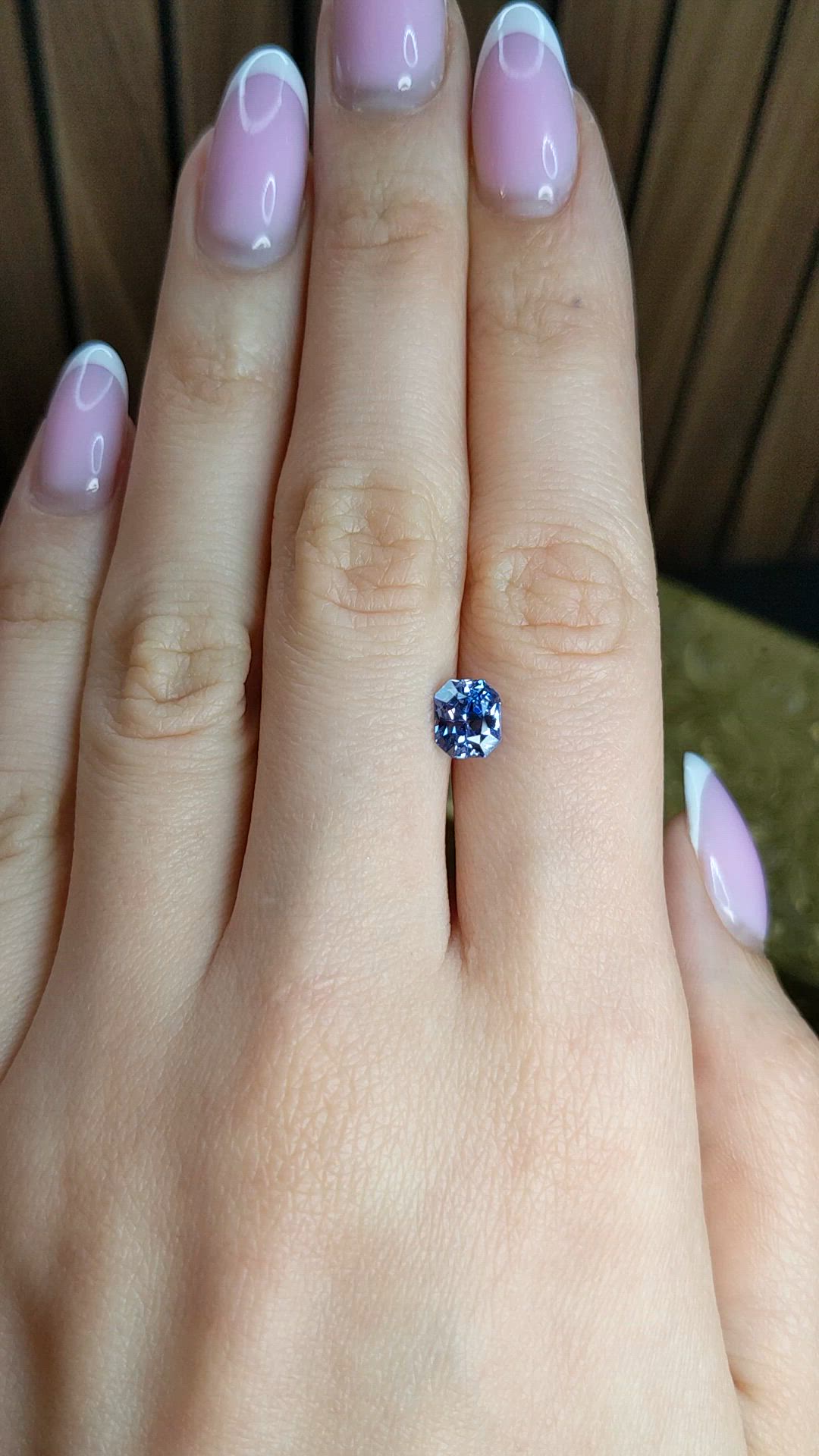 1.64 Ct. Blue Sapphire from Ceylon (Sri Lanka) Size Video