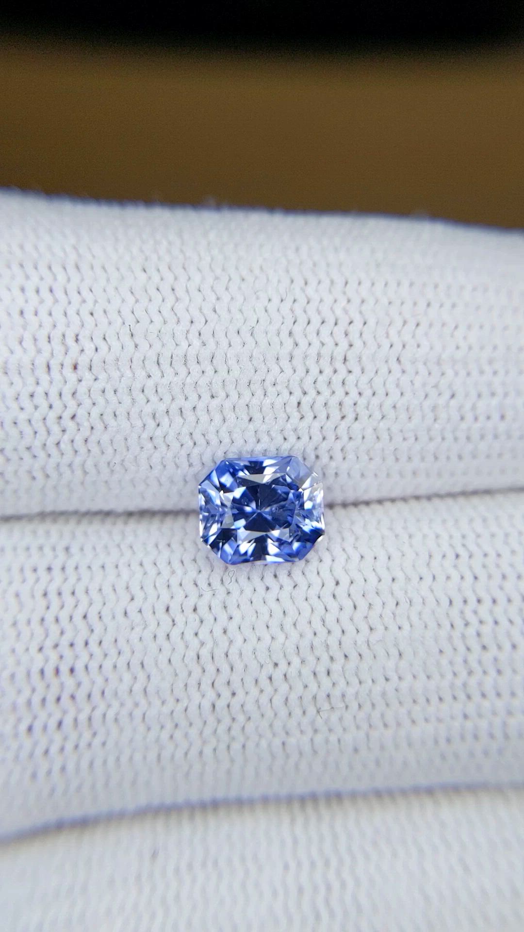 1.64 Ct. Blue Sapphire from Ceylon (Sri Lanka) Size Video