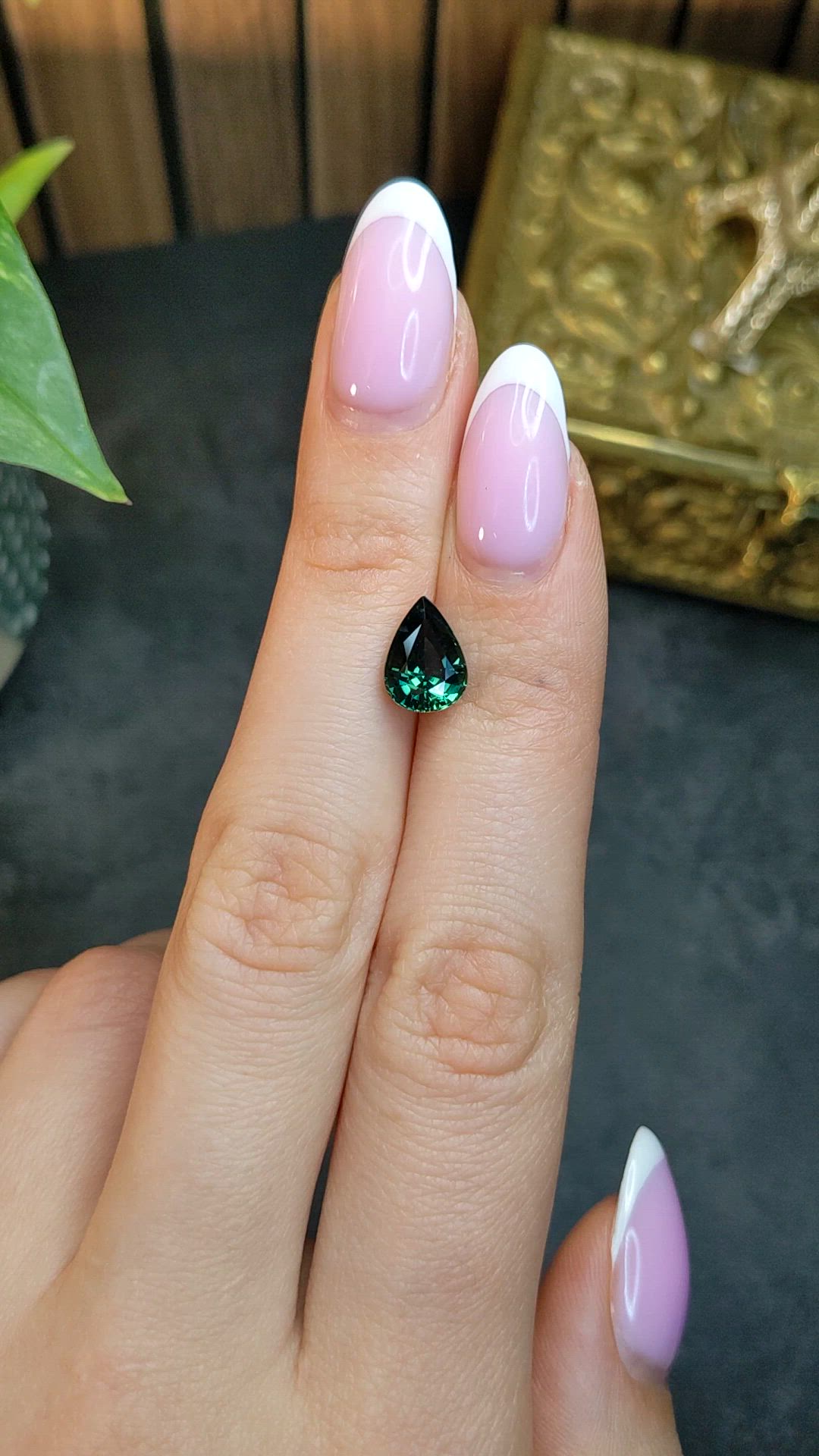 2.73 Ct. Green Sapphire from Madagascar Size Video
