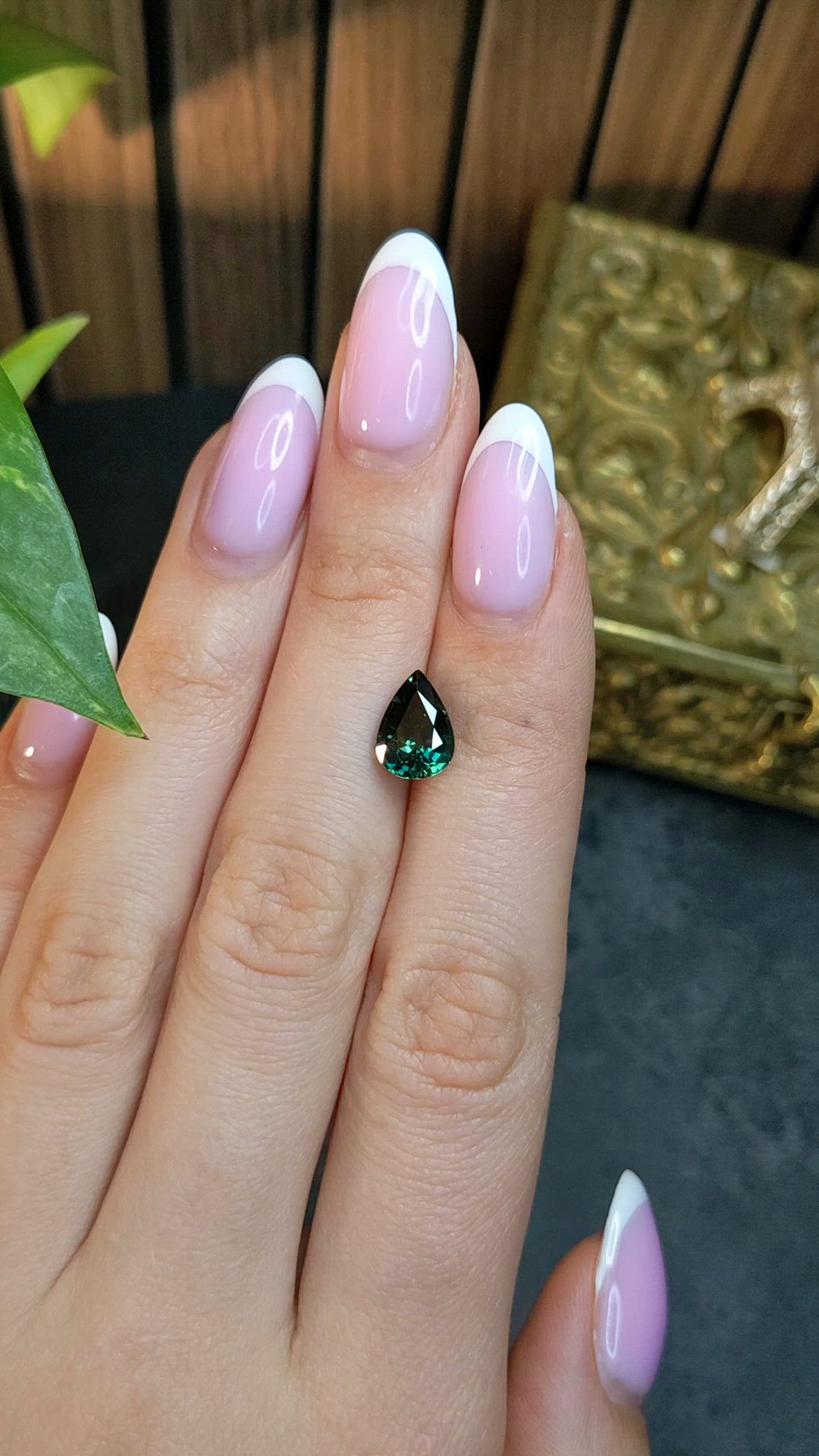 2.73 Ct. Green Sapphire from Madagascar Size Video