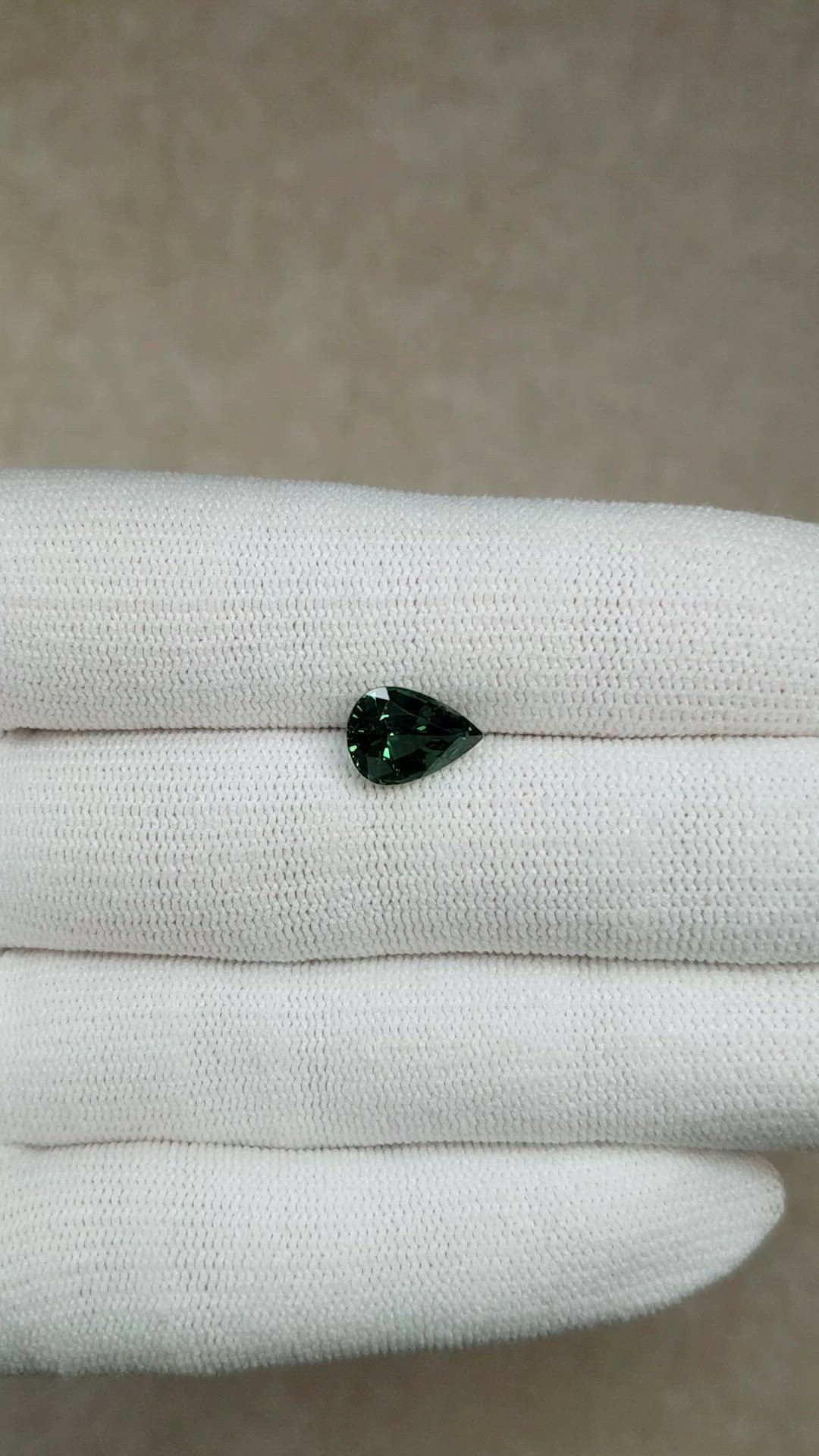 2.73 Ct. Green Sapphire from Madagascar Size Video