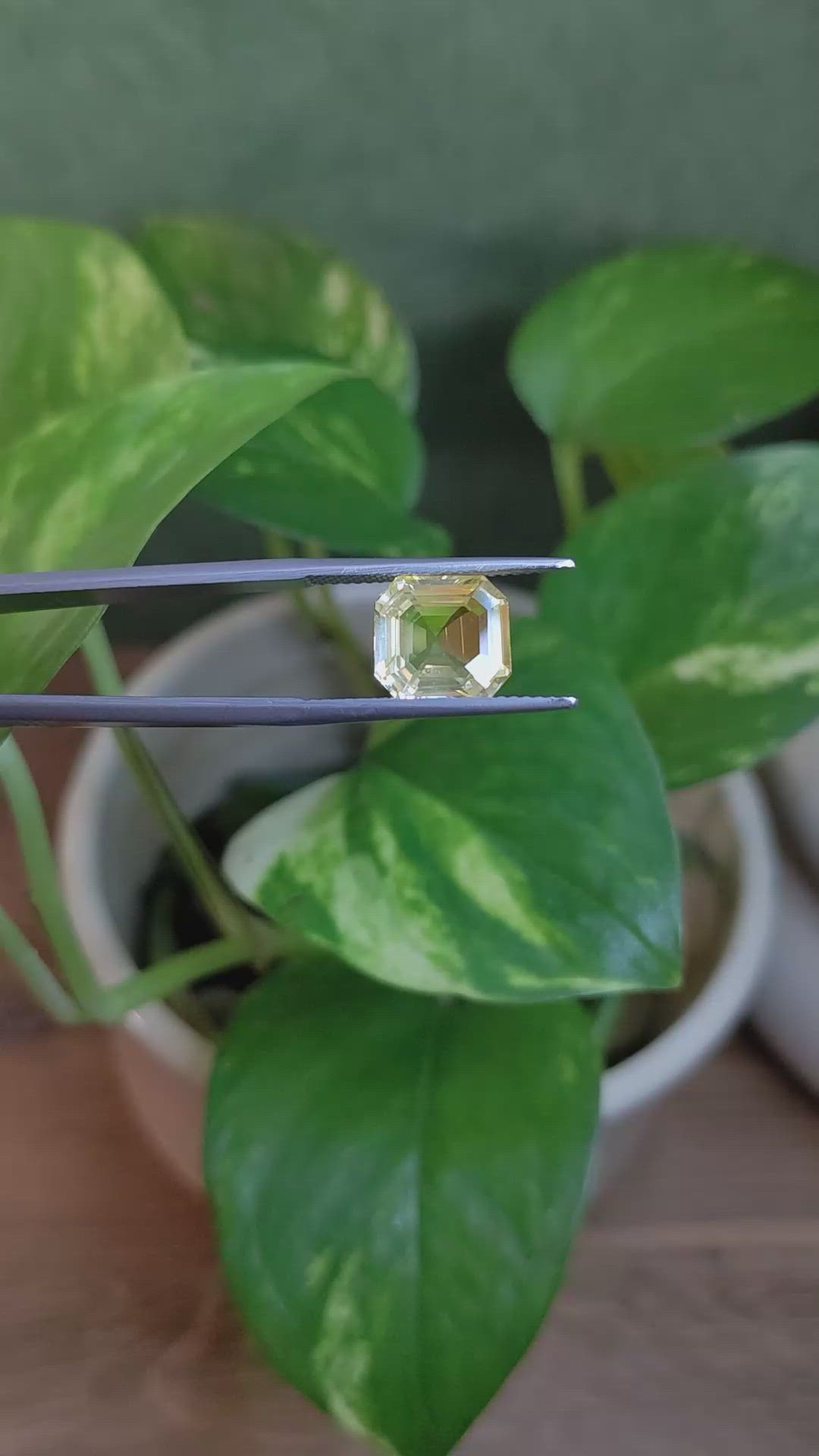 4.51 Ct. Yellow Sapphire from Ceylon (Sri Lanka) Size Video