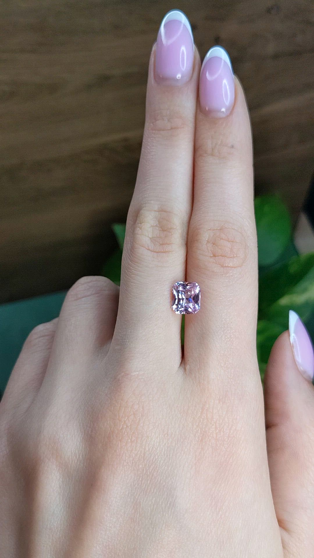 3.38 Ct. Pink Sapphire from Madagascar Size Video