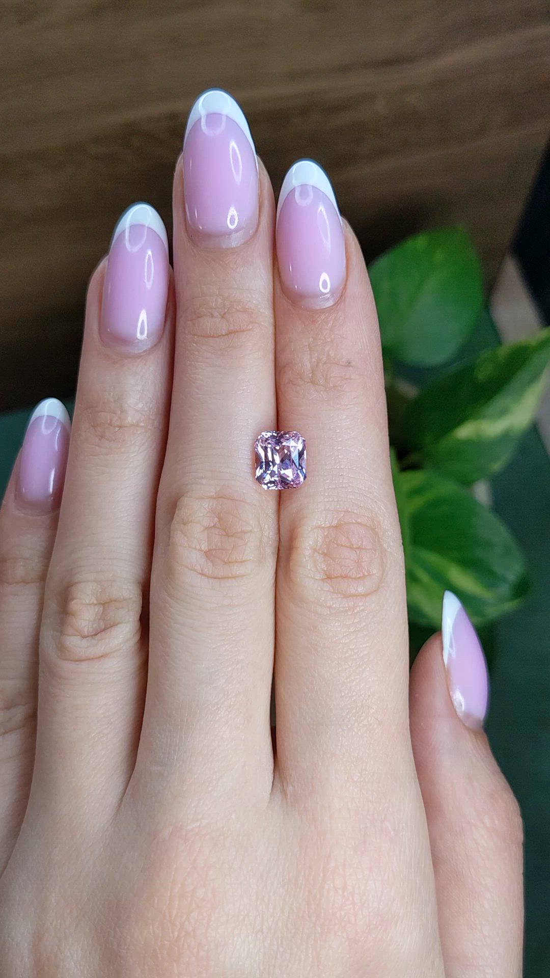 3.38 Ct. Pink Sapphire from Madagascar Size Video