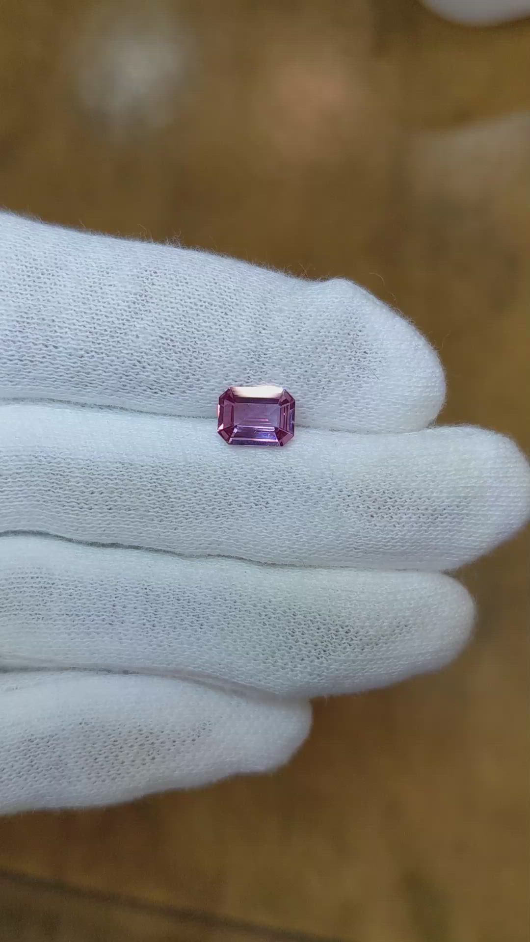 1.18 Ct. Pink Sapphire from Ceylon (Sri Lanka) Size Video