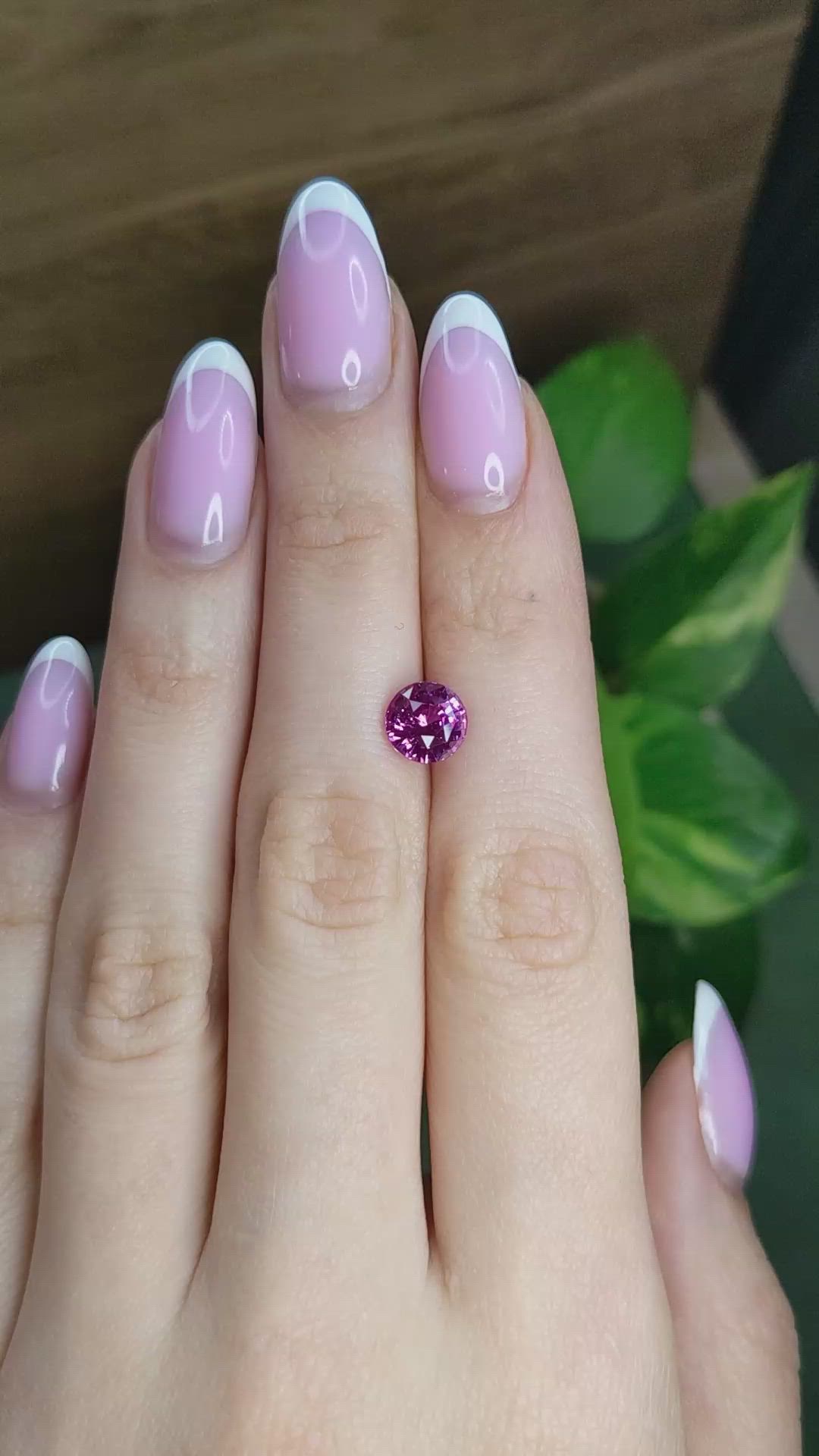 2.37 Ct. Pink Sapphire from Madagascar Size Video