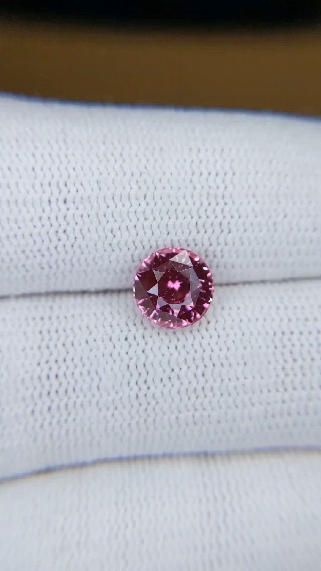 2.37 Ct. Pink Sapphire from Madagascar Size Video