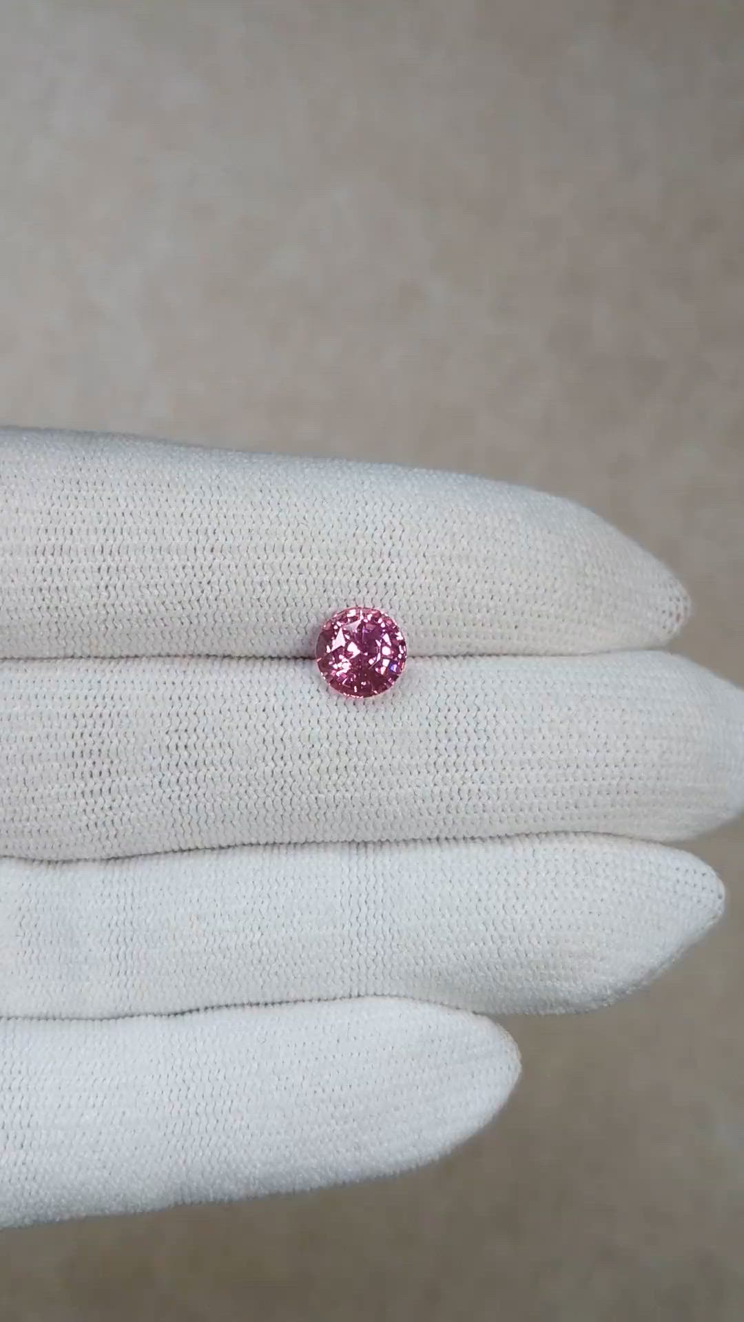 2.37 Ct. Pink Sapphire from Madagascar Size Video