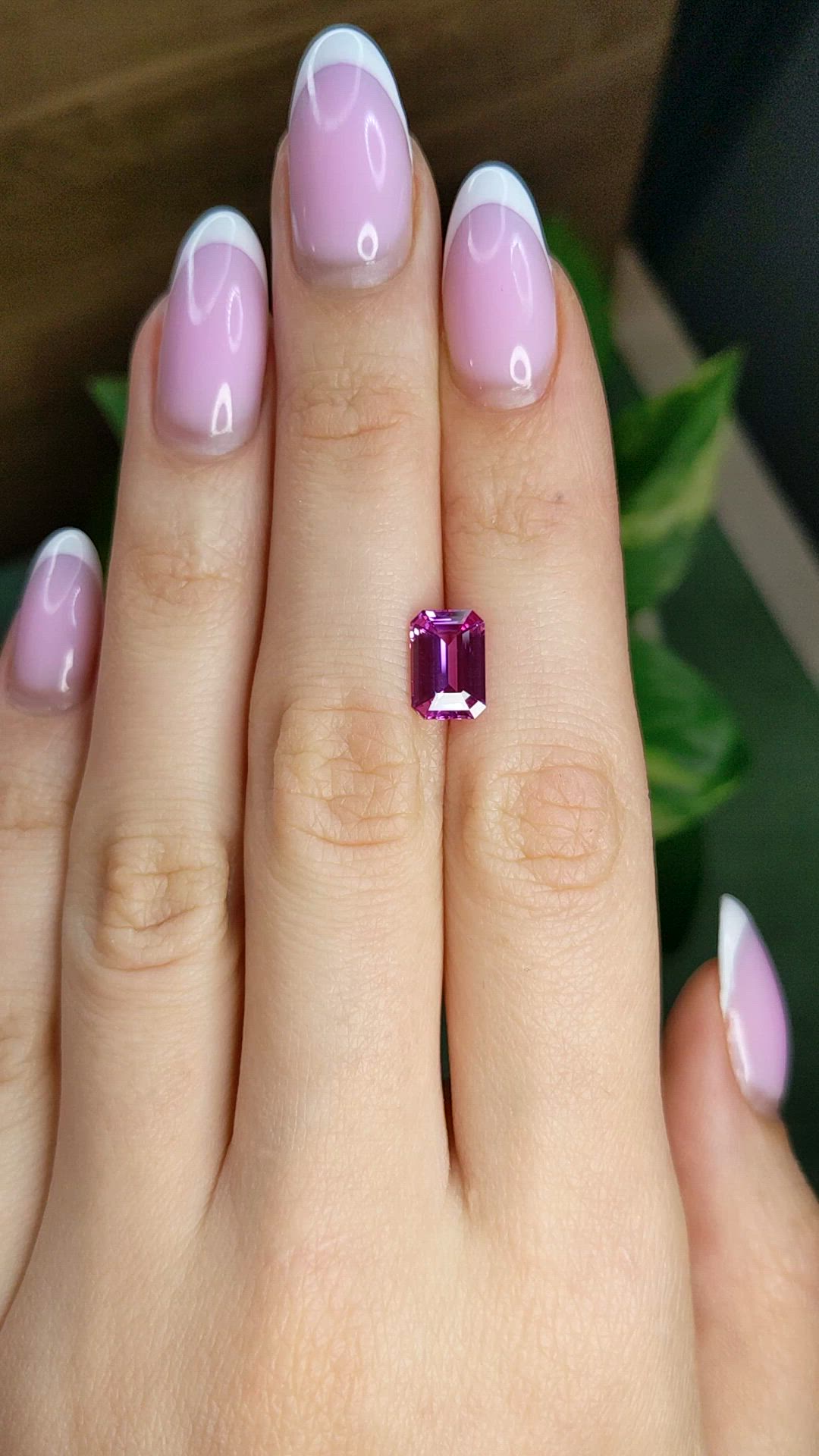 2.62 Ct. Pink Sapphire from Madagascar Size Video