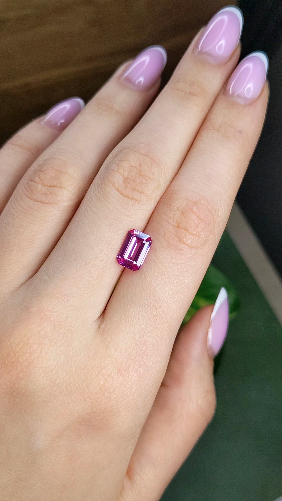 2.62 Ct. Pink Sapphire from Madagascar Size Video