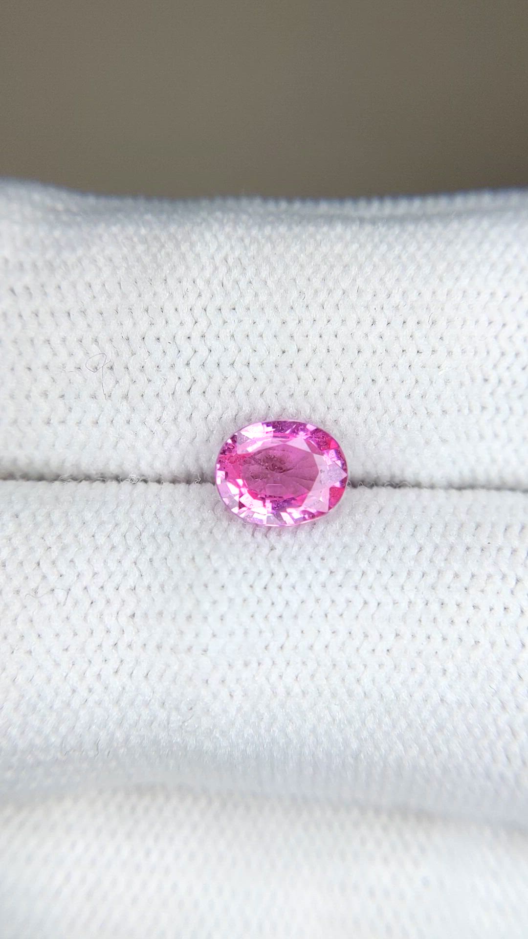1.06 Ct. Pink Sapphire from Ceylon (Sri Lanka) Size Video