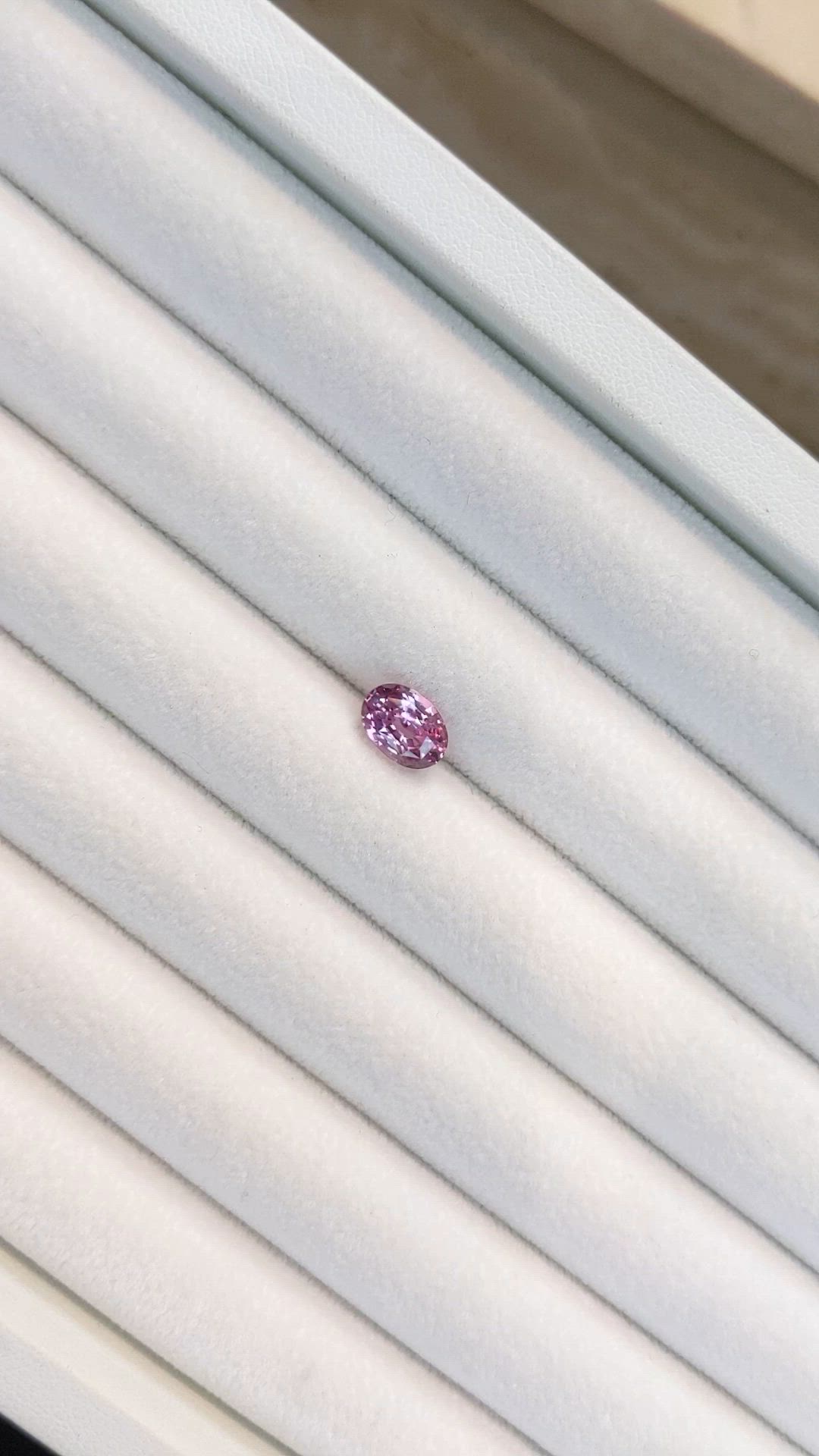 1.88 Ct. Purplish Pink Sapphire from Madagascar Size Video