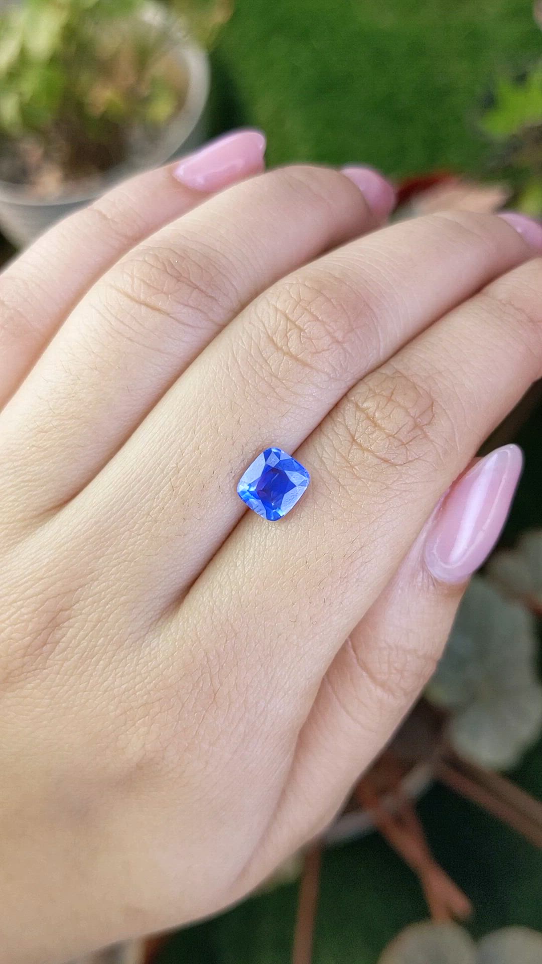 1.99 Ct. Blue Sapphire from Ceylon (Sri Lanka) Size Video