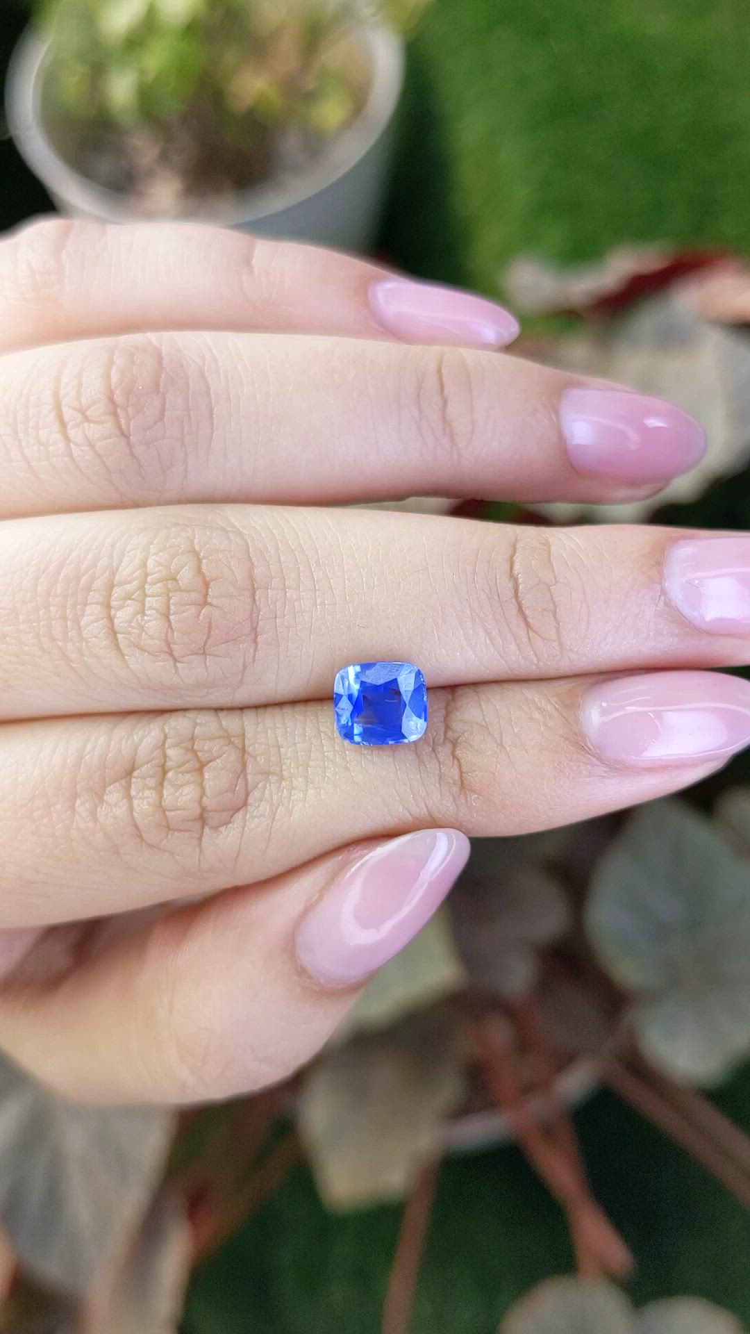 1.99 Ct. Blue Sapphire from Ceylon (Sri Lanka) Size Video