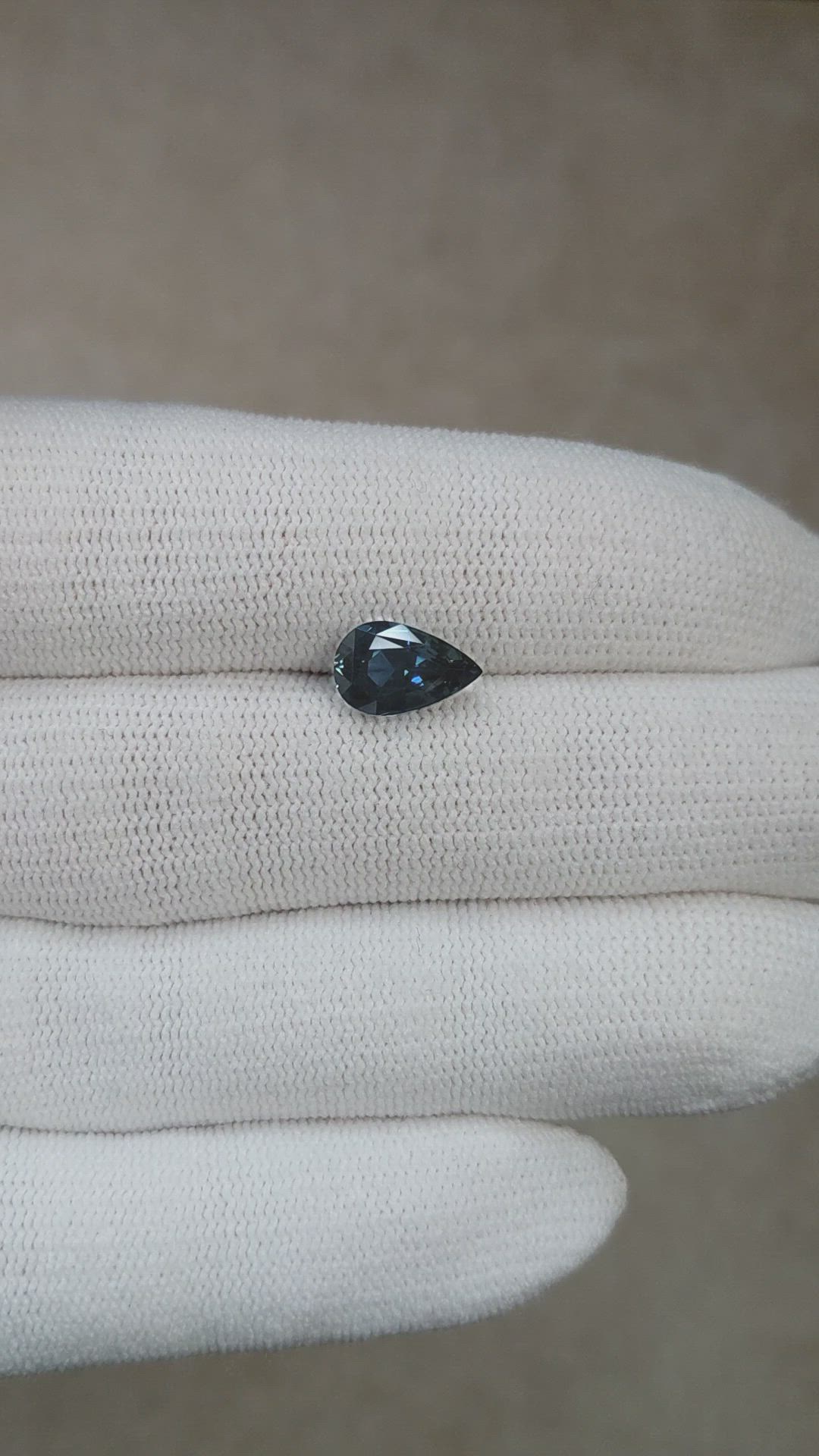 2.22 Ct. Green Sapphire from Madagascar Size Video