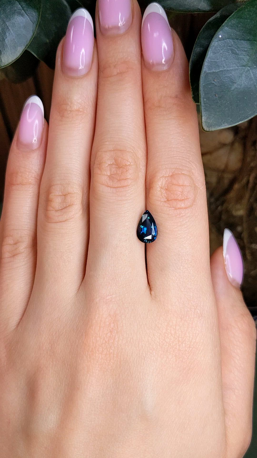 2.22 Ct. Green Sapphire from Madagascar Size Video