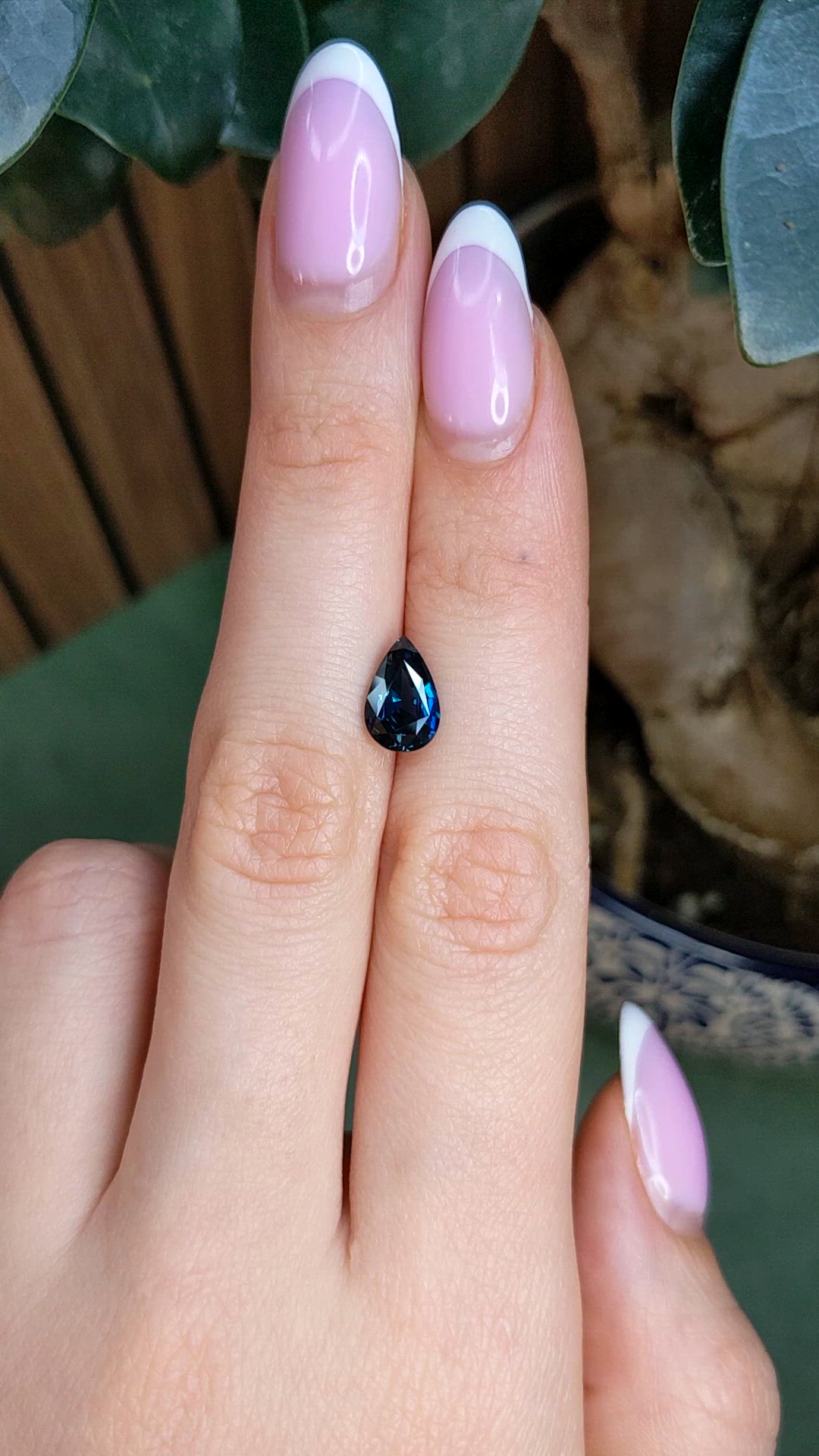 2.22 Ct. Green Sapphire from Madagascar Size Video