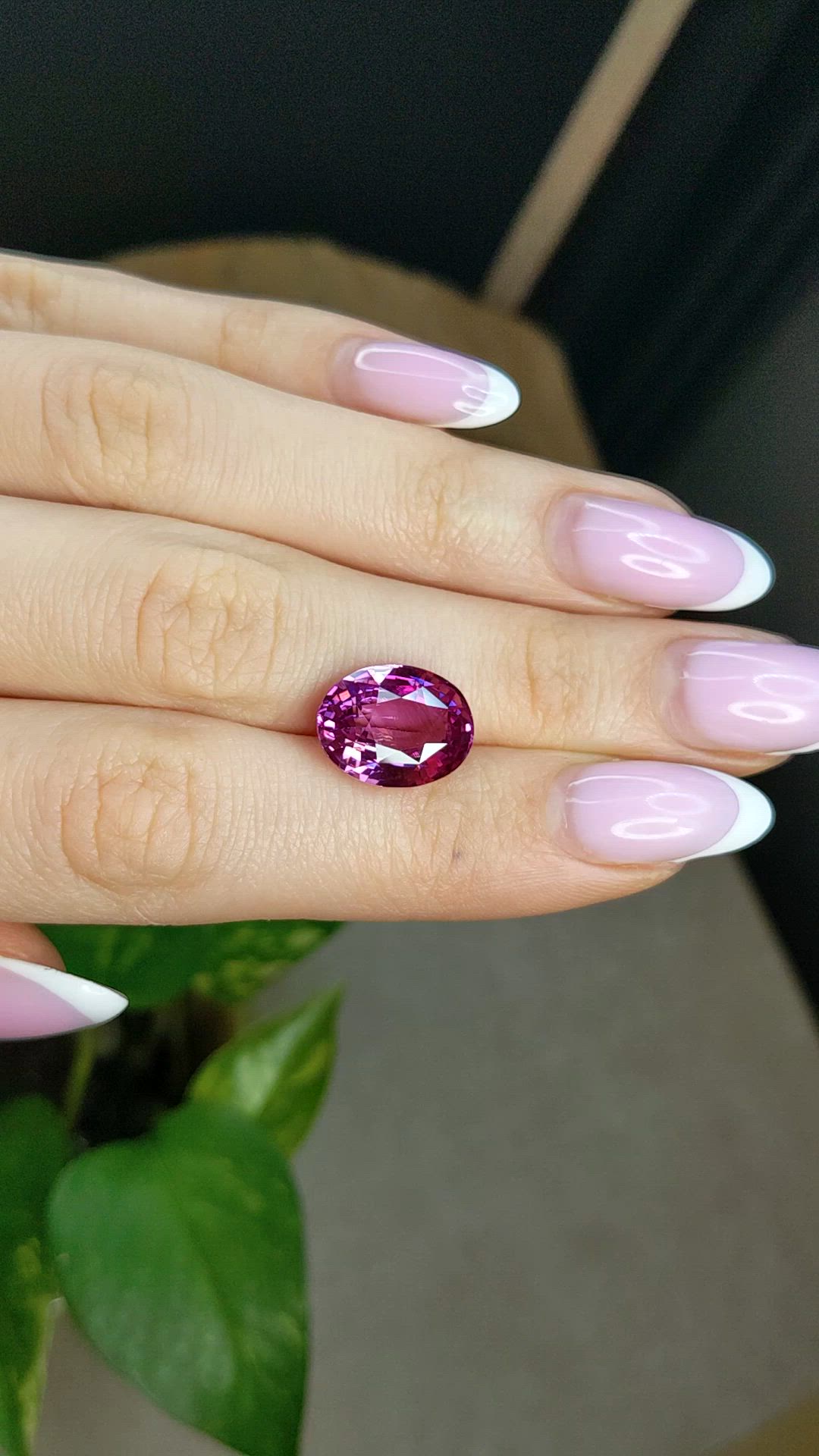10.00 Ct. Purplish Pink Sapphire from Madagascar Size Video
