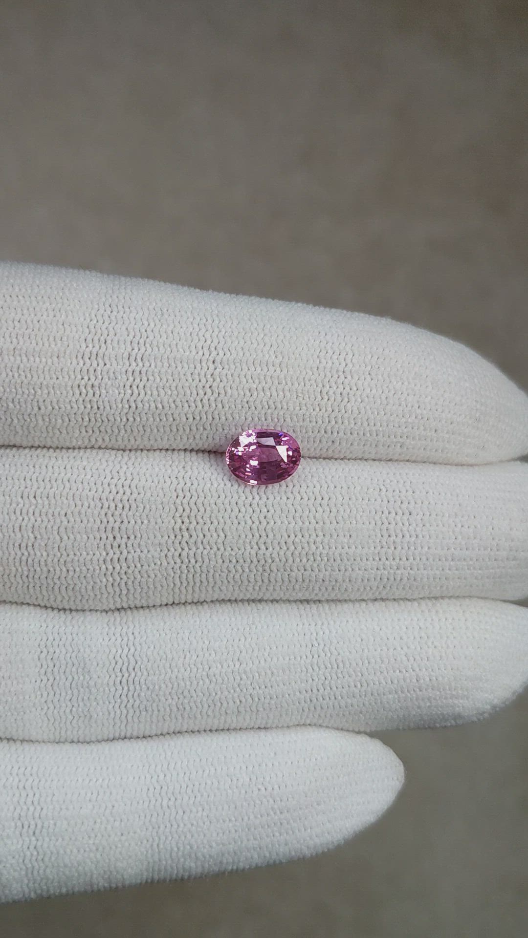 1.67 Ct. Pink Sapphire from Madagascar Size Video