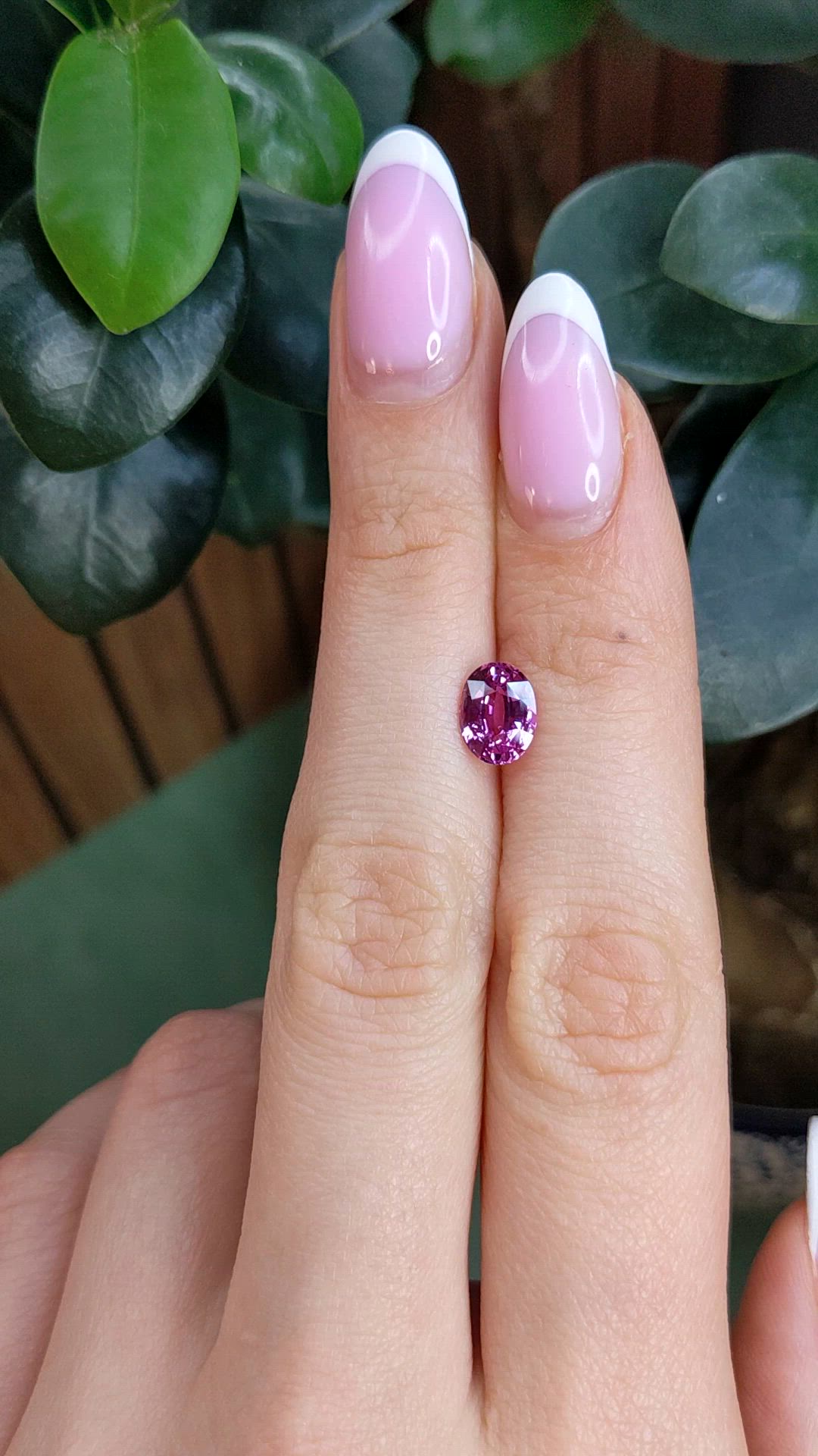 1.67 Ct. Pink Sapphire from Madagascar Size Video