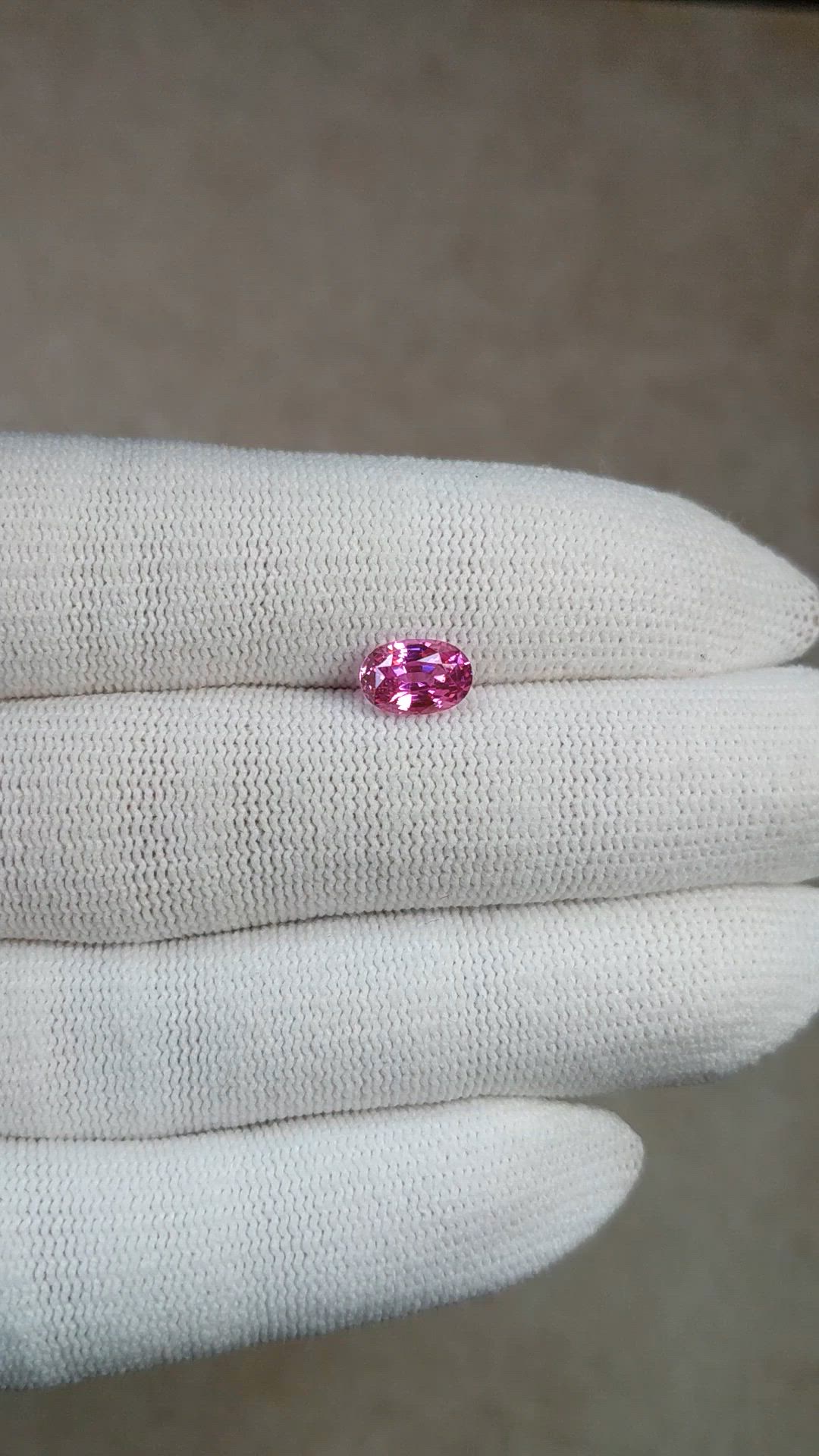 1.60 Ct. Pink Sapphire from Madagascar Size Video