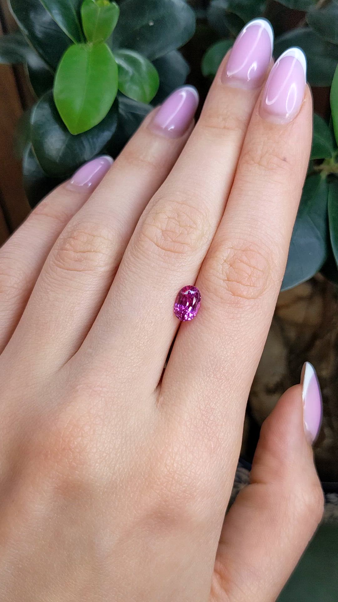 1.60 Ct. Pink Sapphire from Madagascar Size Video