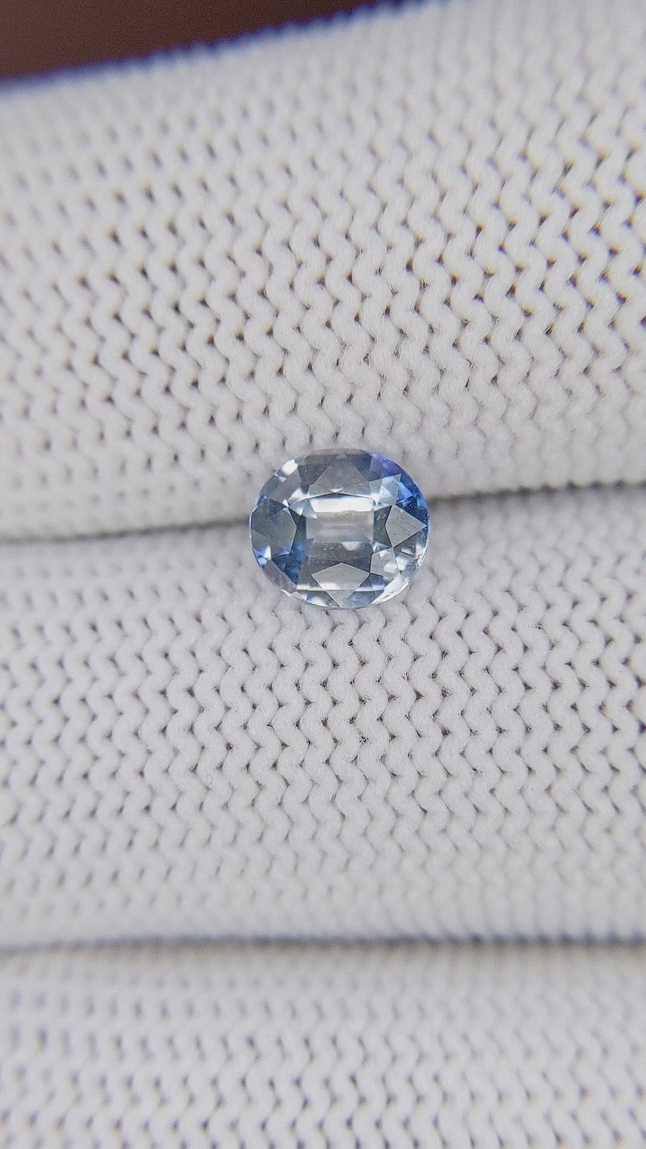 1.17 Ct. Bi Color / Parti Sapphire from Ceylon (Sri Lanka) Size Video