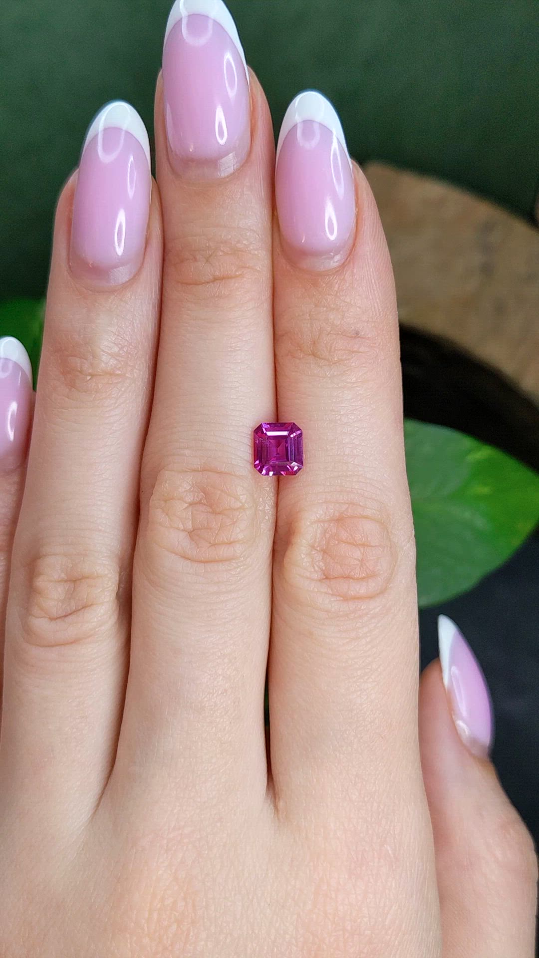 1.44 Ct. Pink Sapphire from Ceylon (Sri Lanka) Size Video