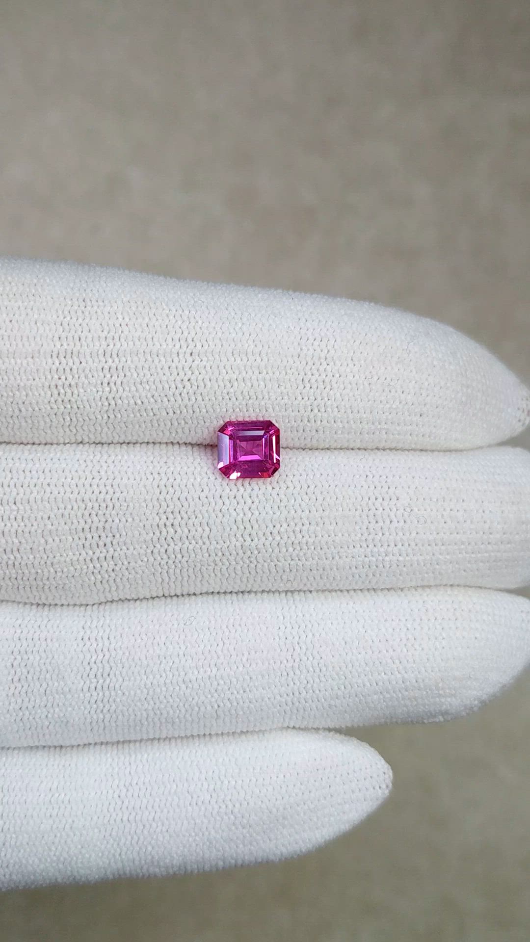 1.44 Ct. Pink Sapphire from Ceylon (Sri Lanka) Size Video