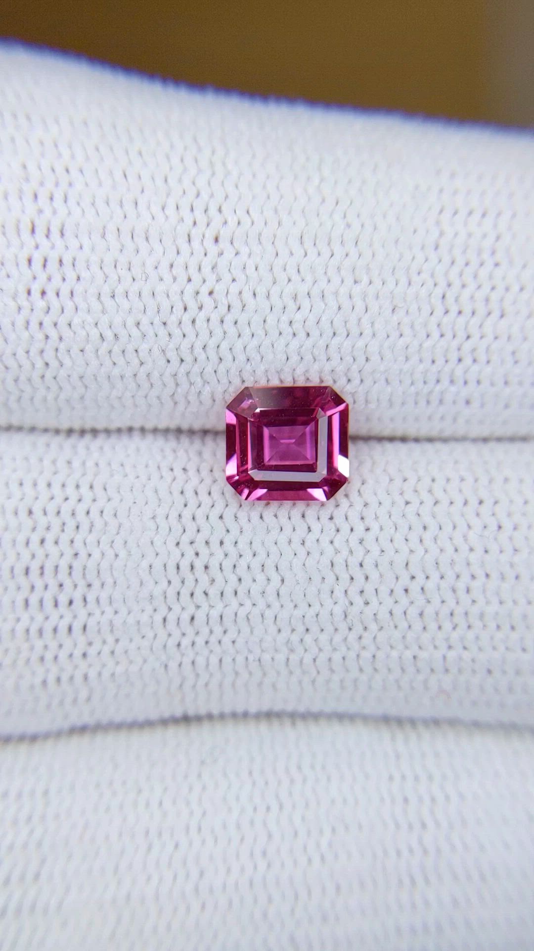 1.44 Ct. Pink Sapphire from Ceylon (Sri Lanka) Size Video