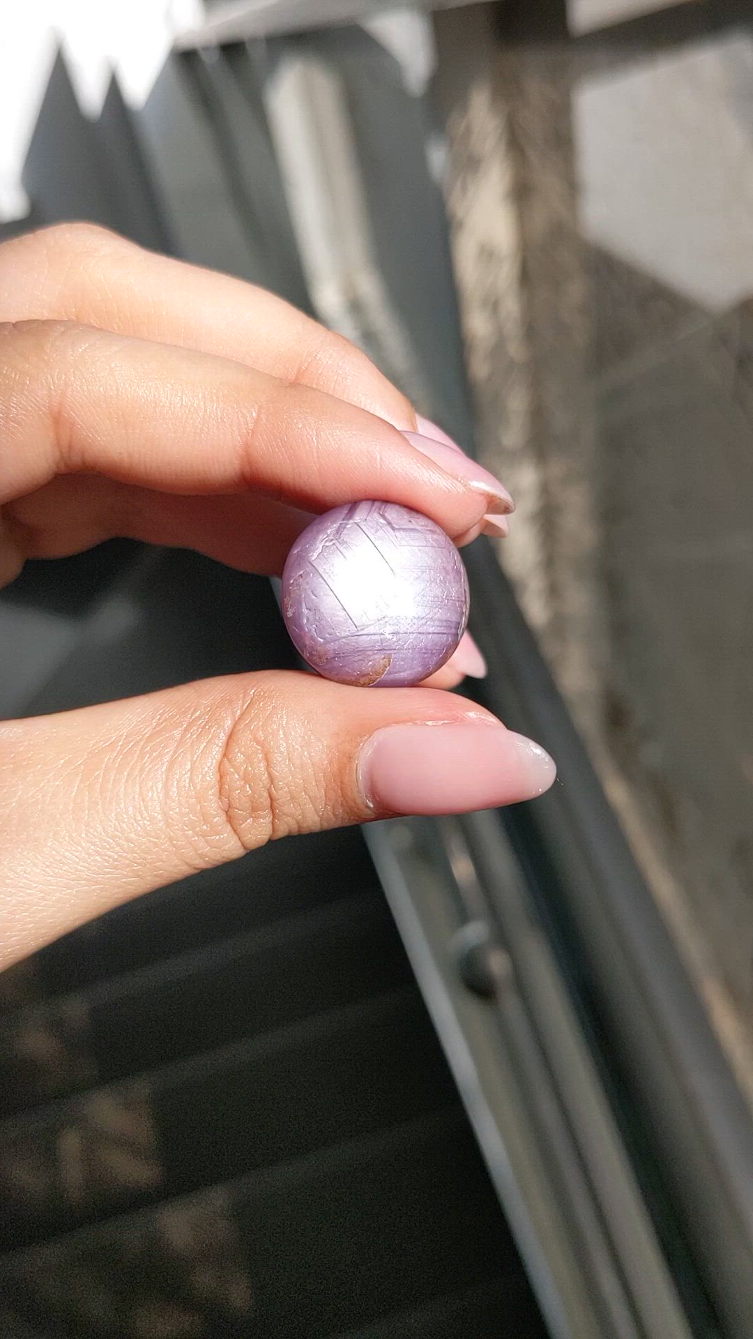54.38 Ct. Purple Cabochon Sapphire from Madagascar Size Video