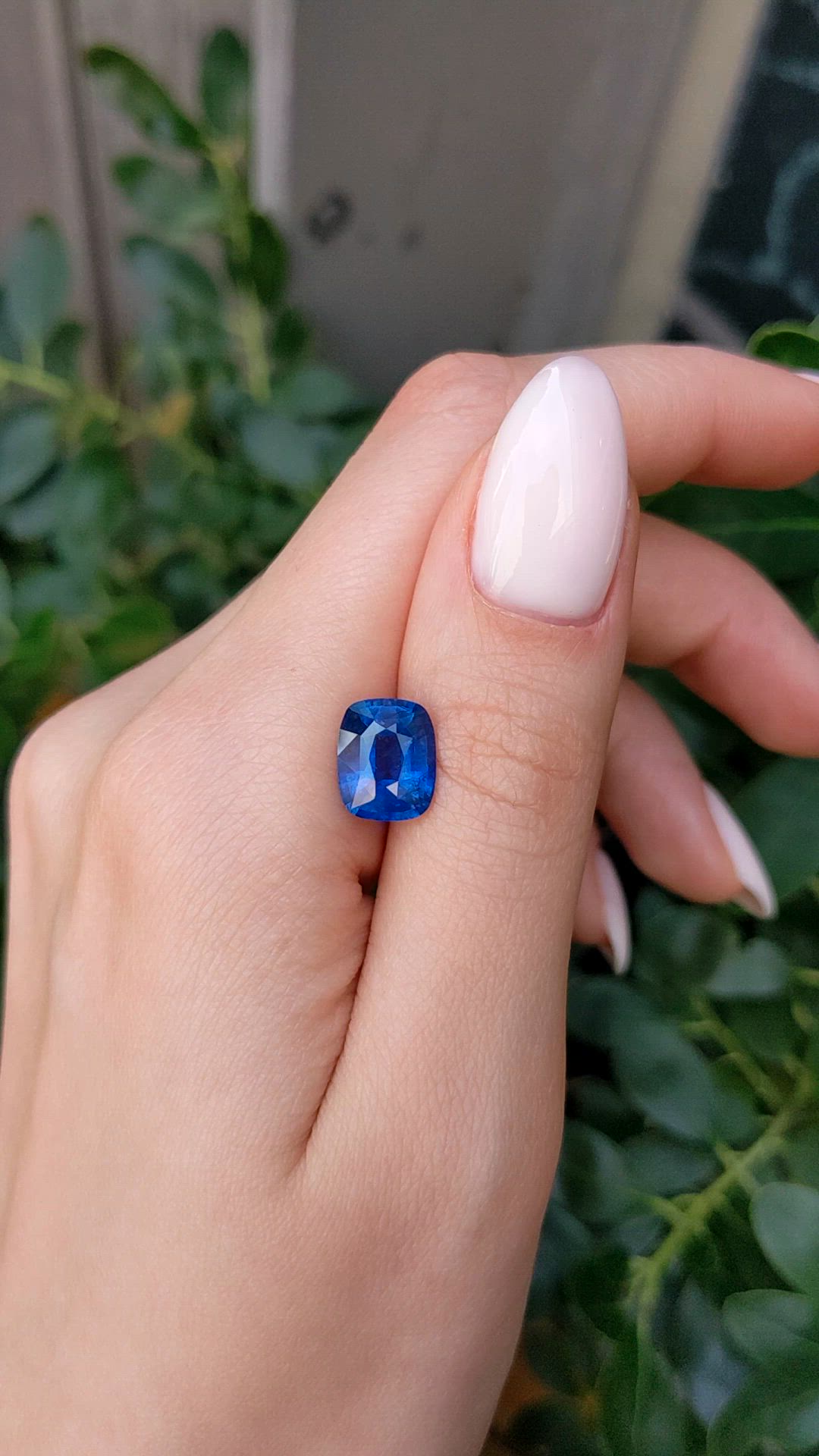 5.57 Ct. Blue Sapphire from Ceylon (Sri Lanka) Size Video