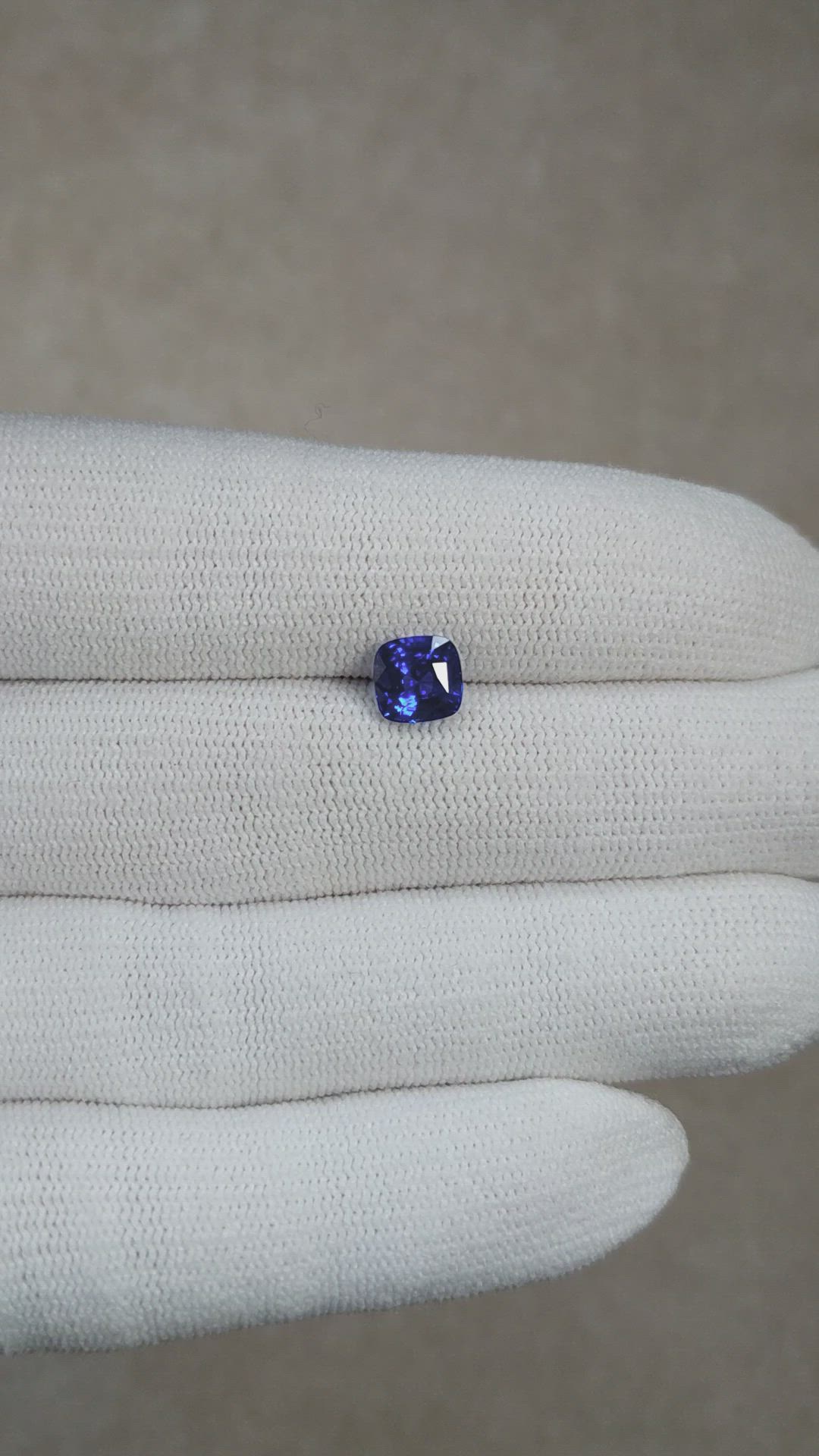 1.74 Ct. Blue Sapphire from Ceylon (Sri Lanka) Size Video