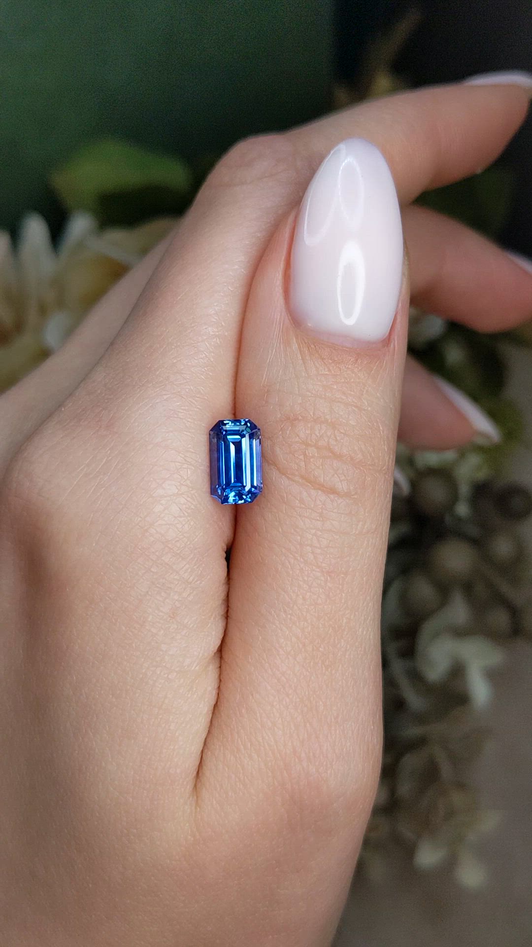 2.72 Ct. Blue Sapphire from Ceylon (Sri Lanka) Size Video